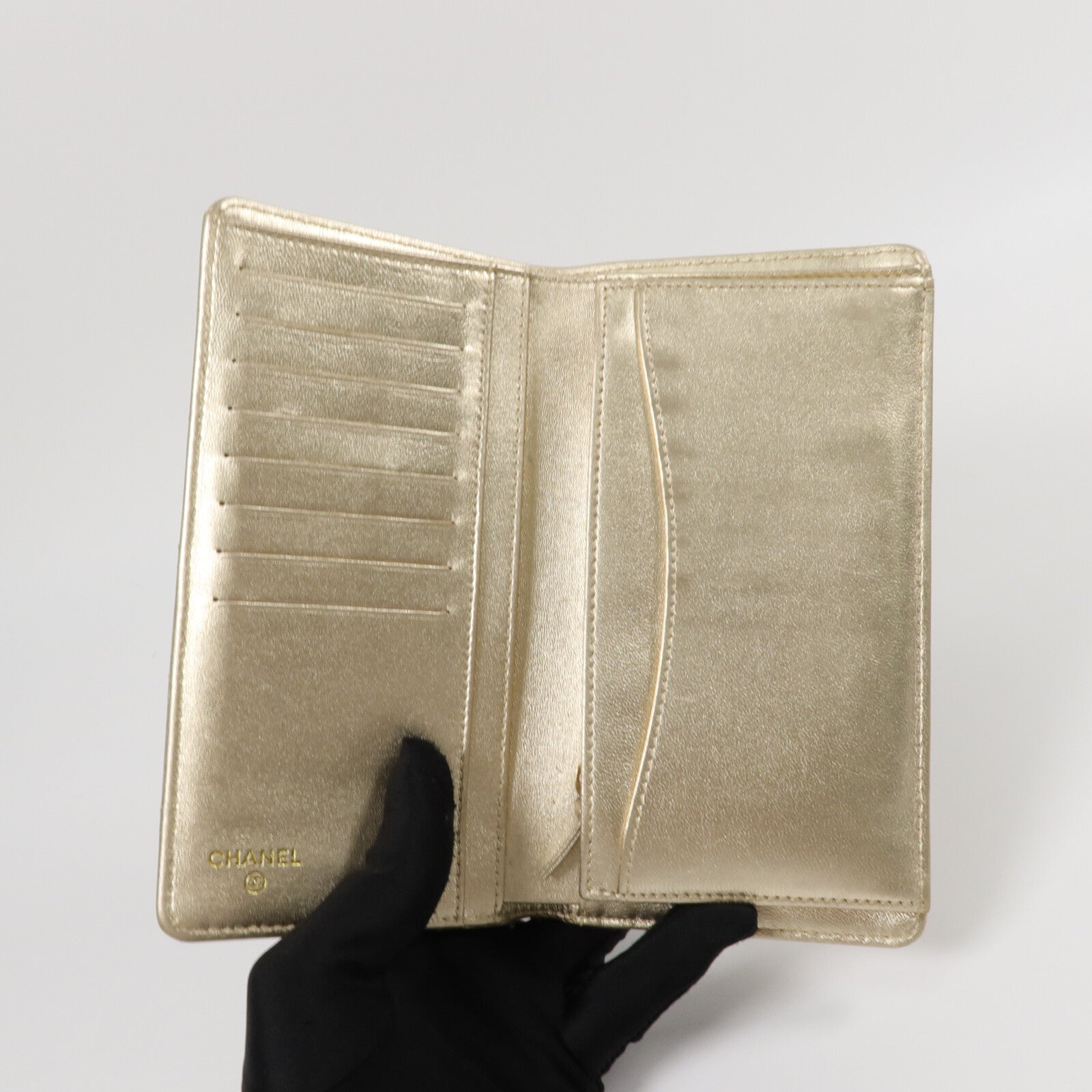 CHANEL 羊皮皮革Long Wallet長錢包