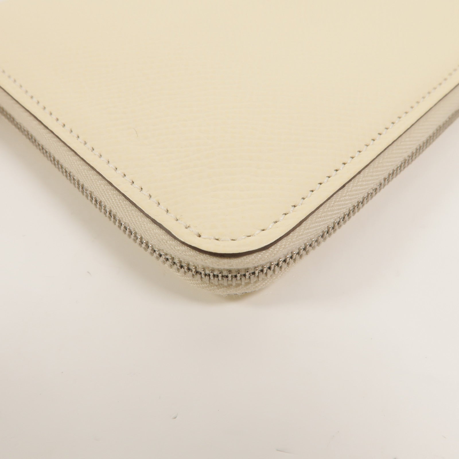 HERMES 【激減優惠】Epsom皮革Silk In Classique長錢包Nata