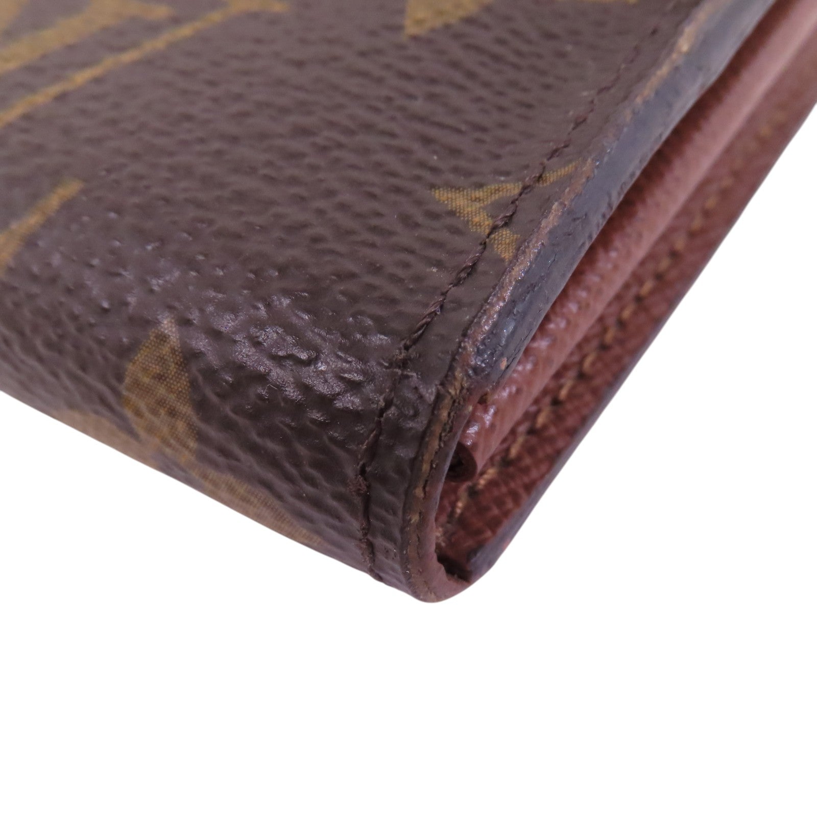 LOUIS VUITTON Monogram Short Wallet金扣短錢包