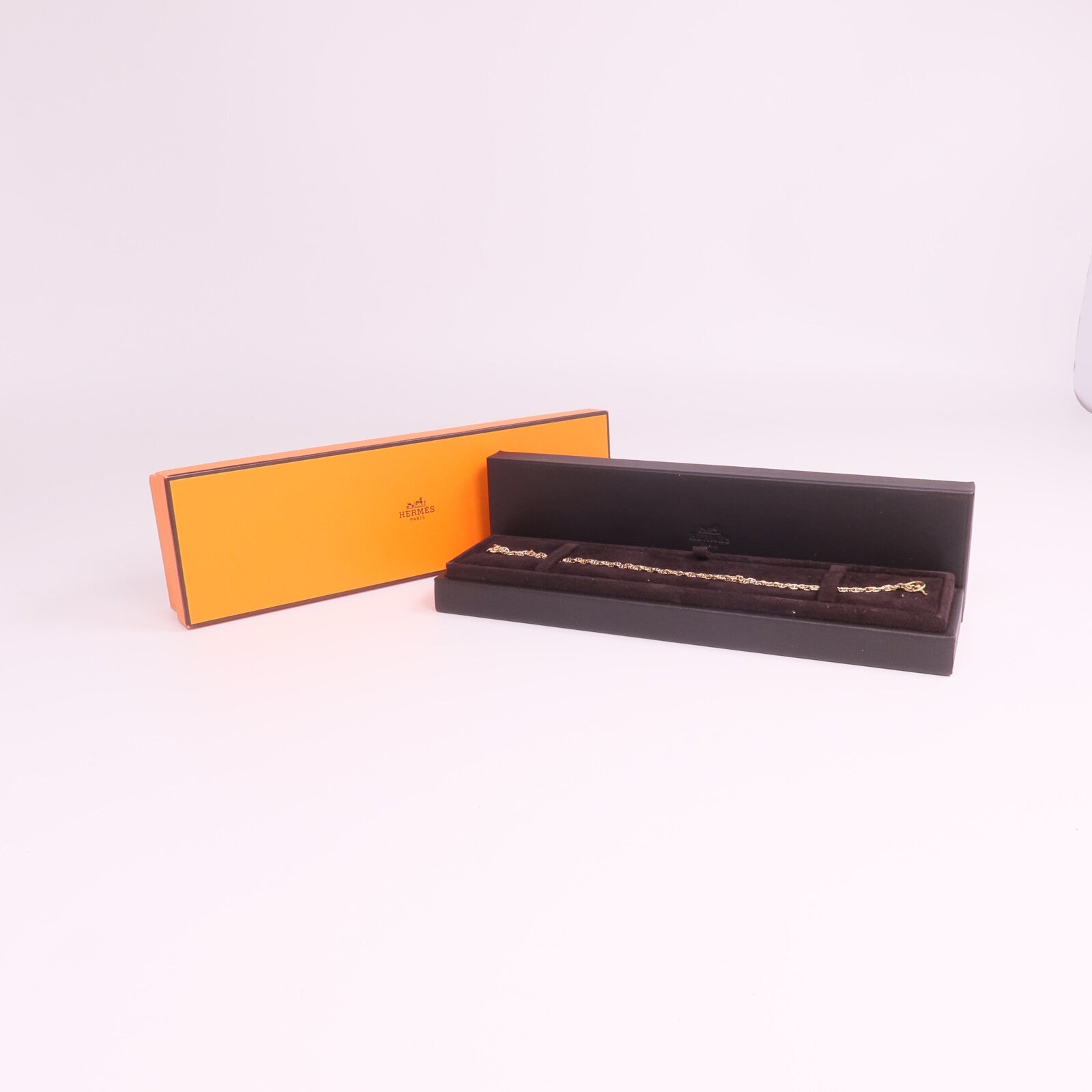 HERMES 18K玫瑰金Farandole Necklace項鍊