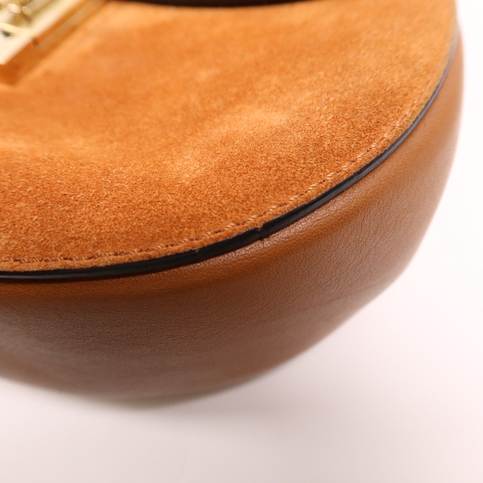 Chloe 牛皮/蛇皮皮革Drew Bag金扣鏈帶肩背袋