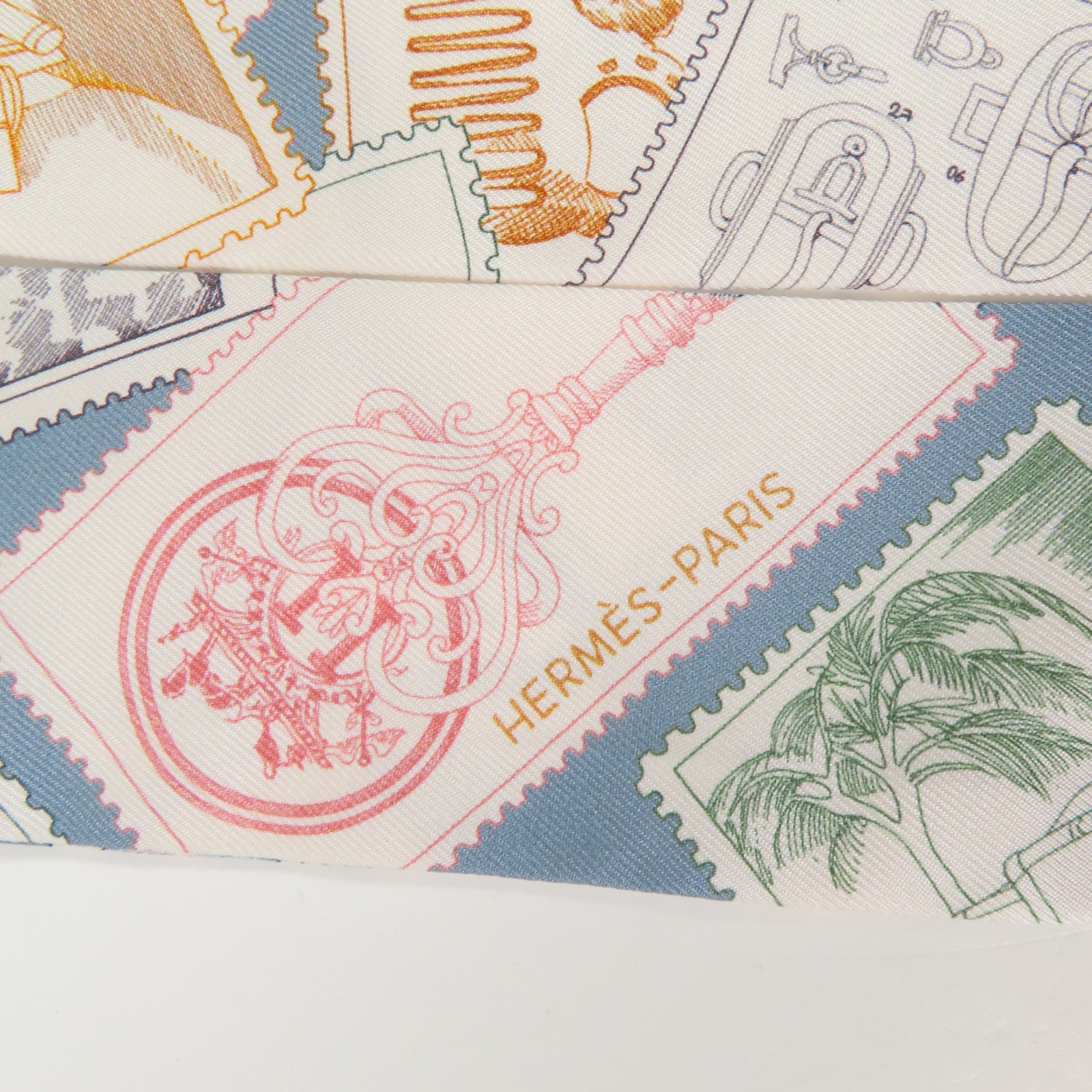 HERMES 絲質Twilly絲巾