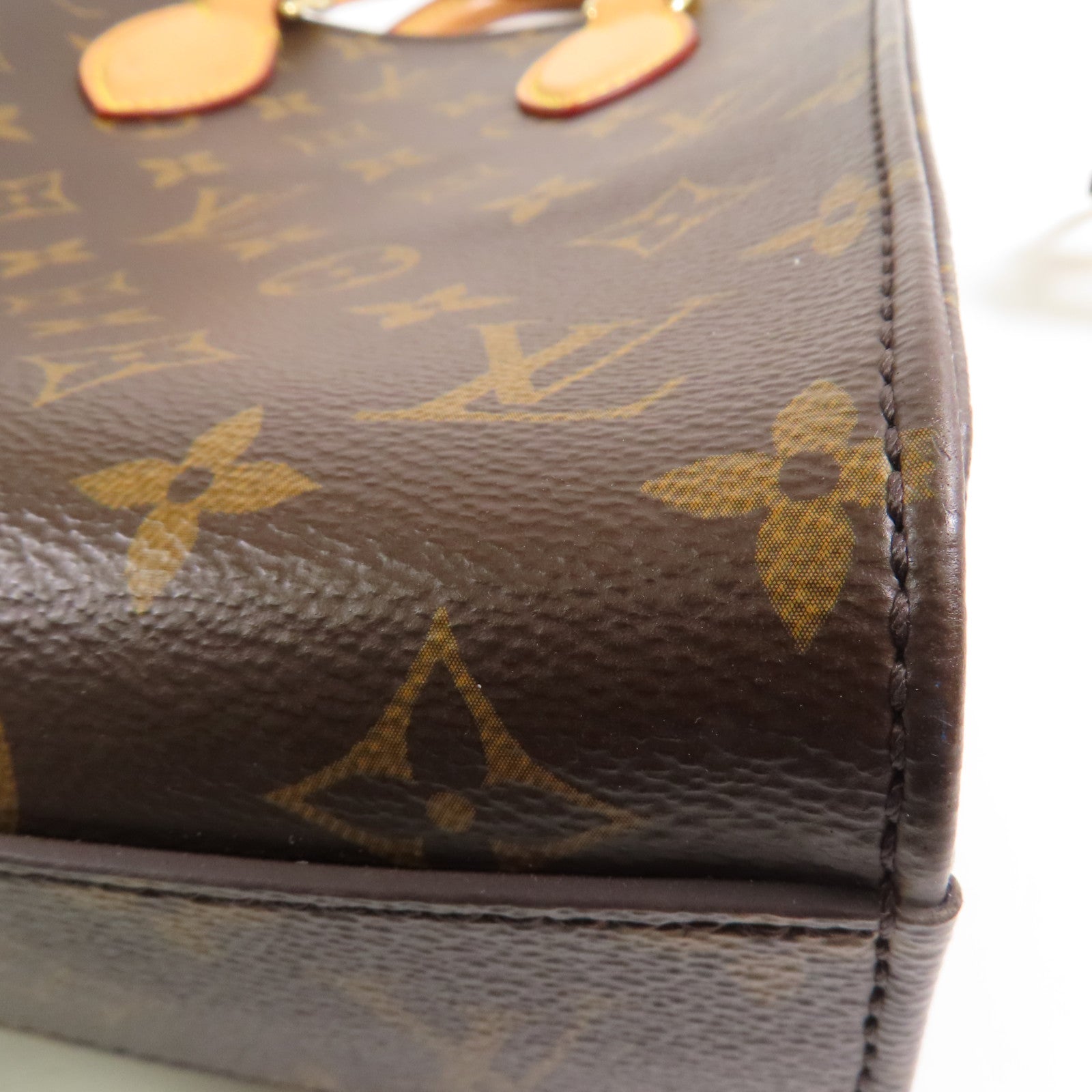 LOUIS VUITTON LV GHW Sac Plat BB 2 Way Shoulder Bag M46265 Monogram Brown