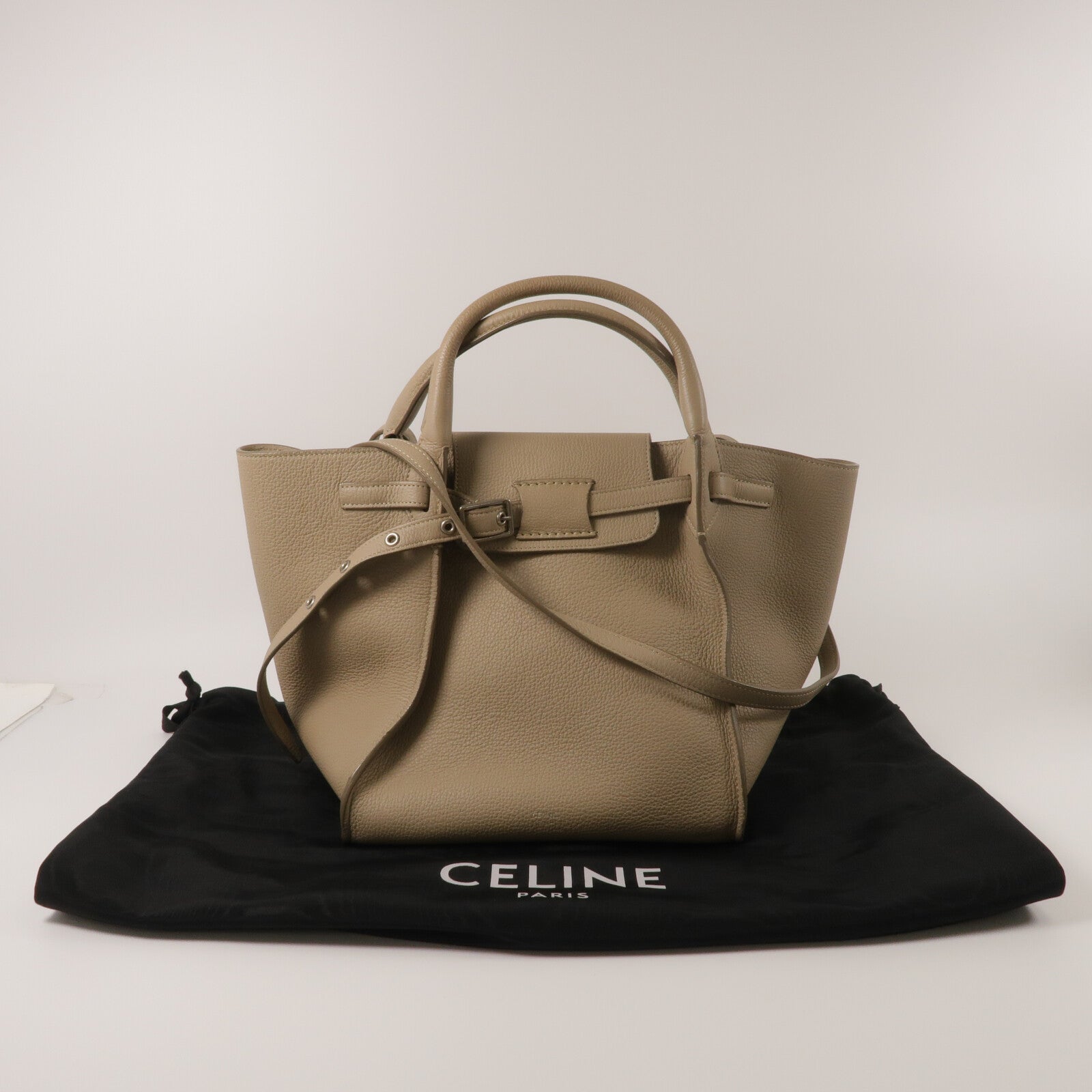 CELINE 牛皮皮革Big Bag Small手挽肩背兩用袋