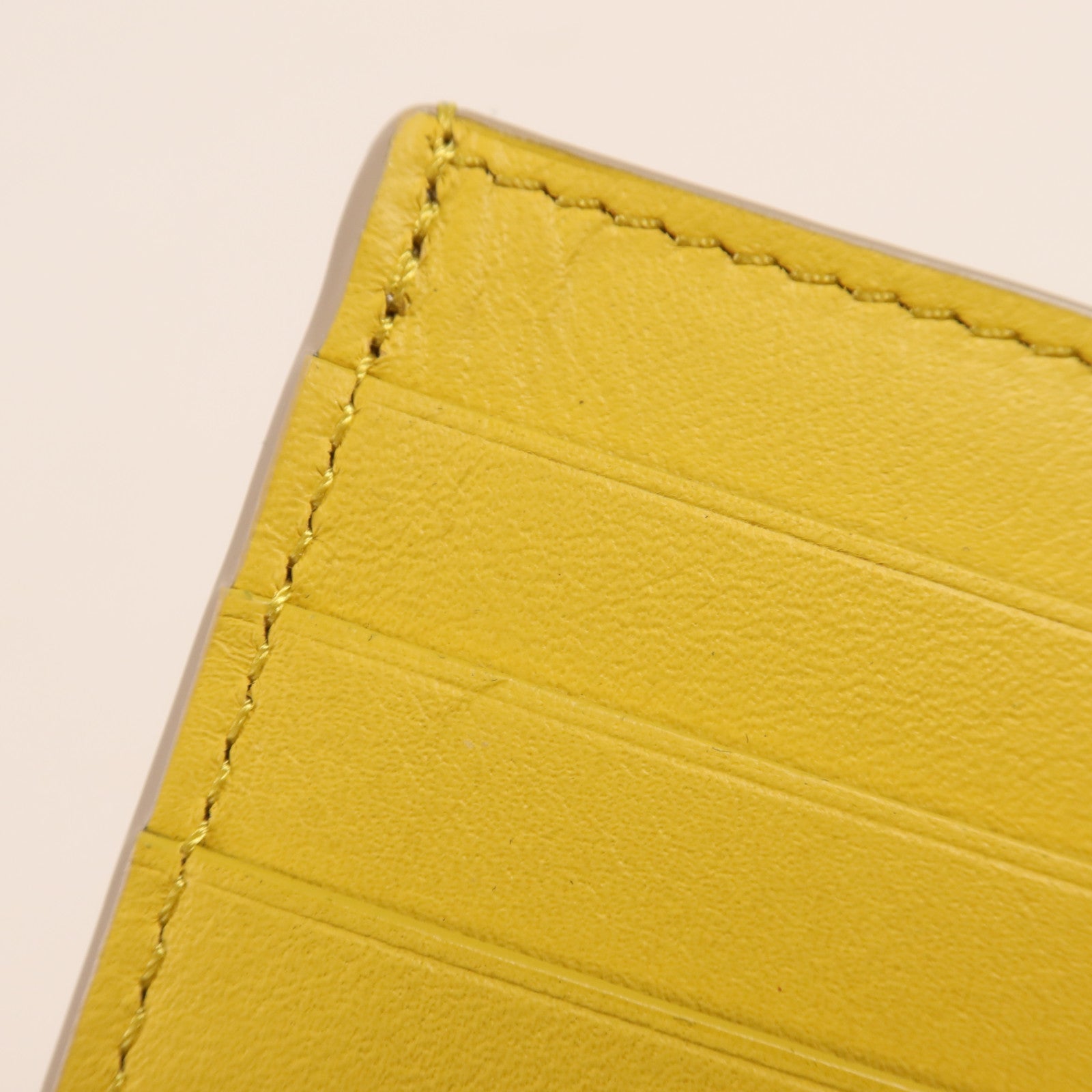 LOEWE 牛皮皮革Wallet銀扣錢包