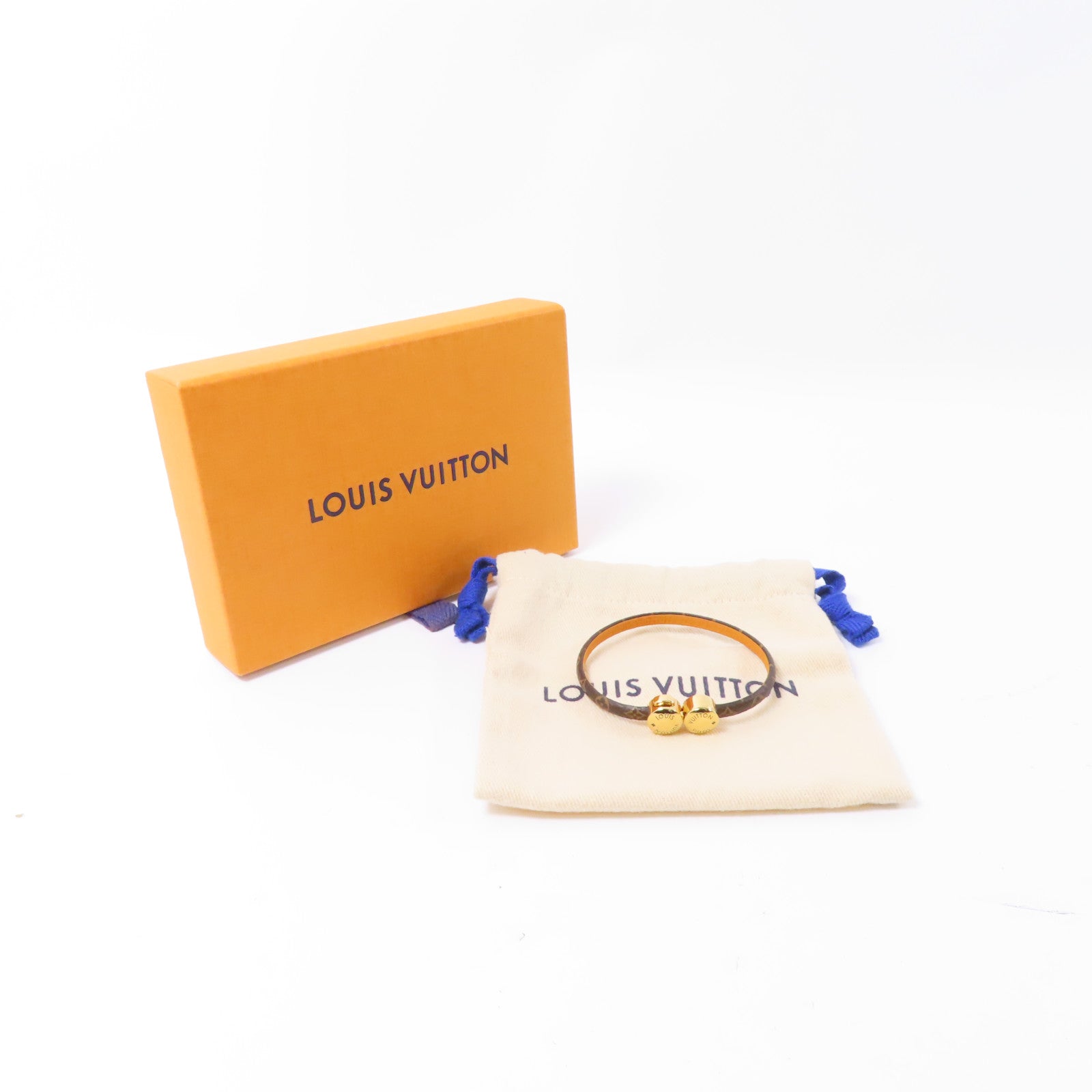 LOUIS VUITTON Monogram Historic Bracelet手鏈棕色