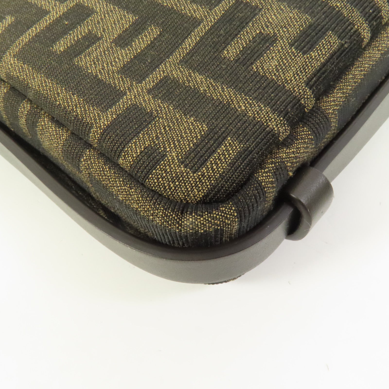 FENDI 帆布Shoulder Bag金扣肩背袋