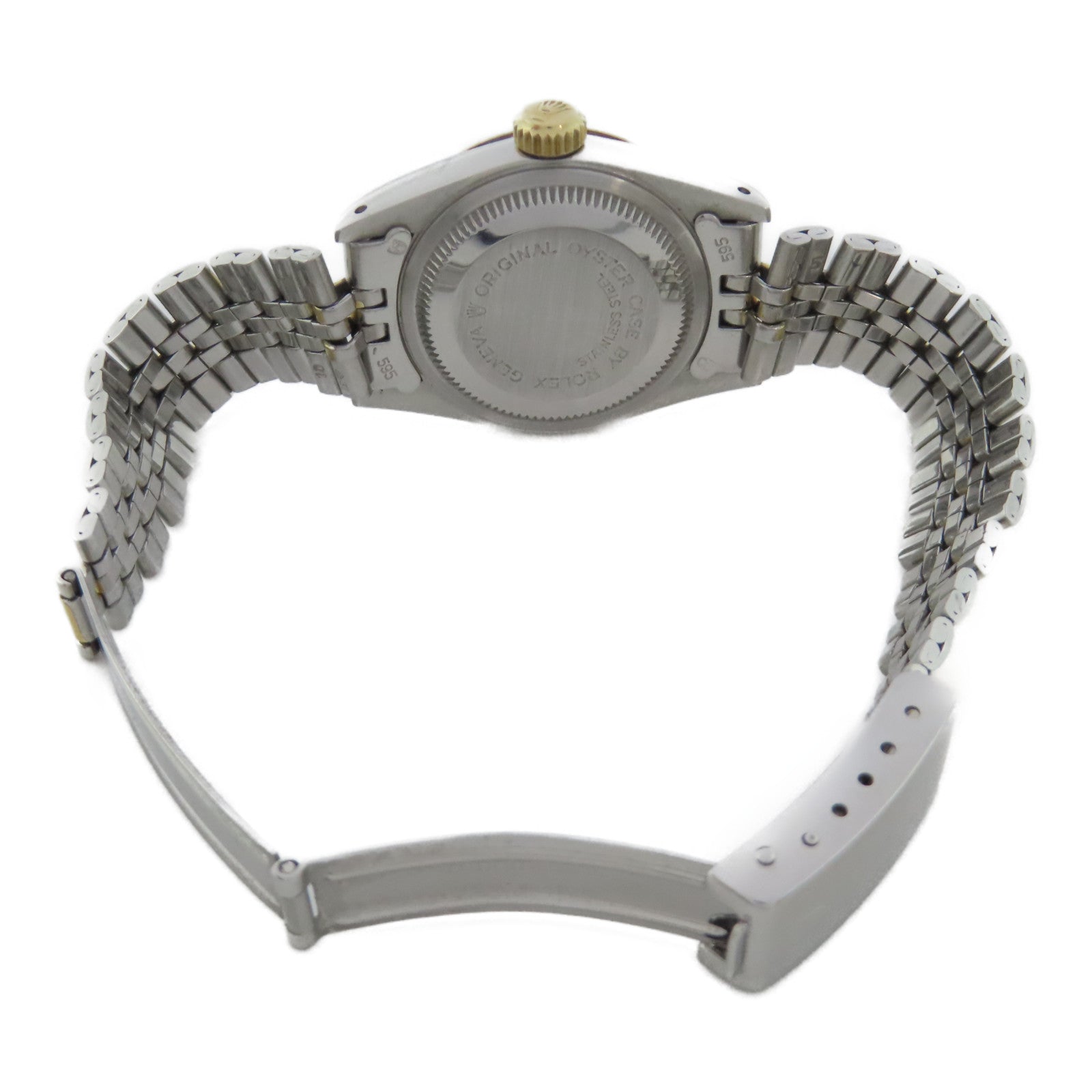 TUDOR Princess Oysterdate不鏽鋼/18K黃金手錶自動機芯白色