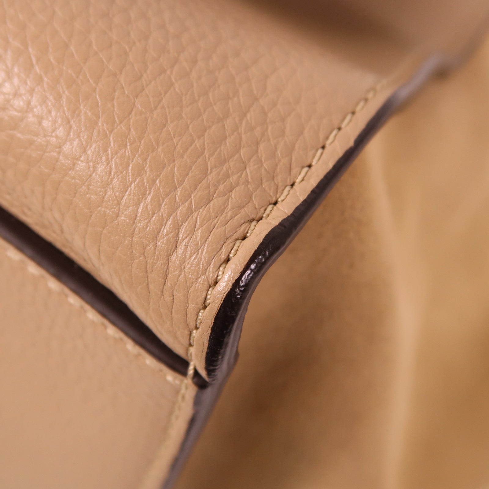 CELINE 牛皮皮革Trapeze銀扣手挽肩背兩用袋