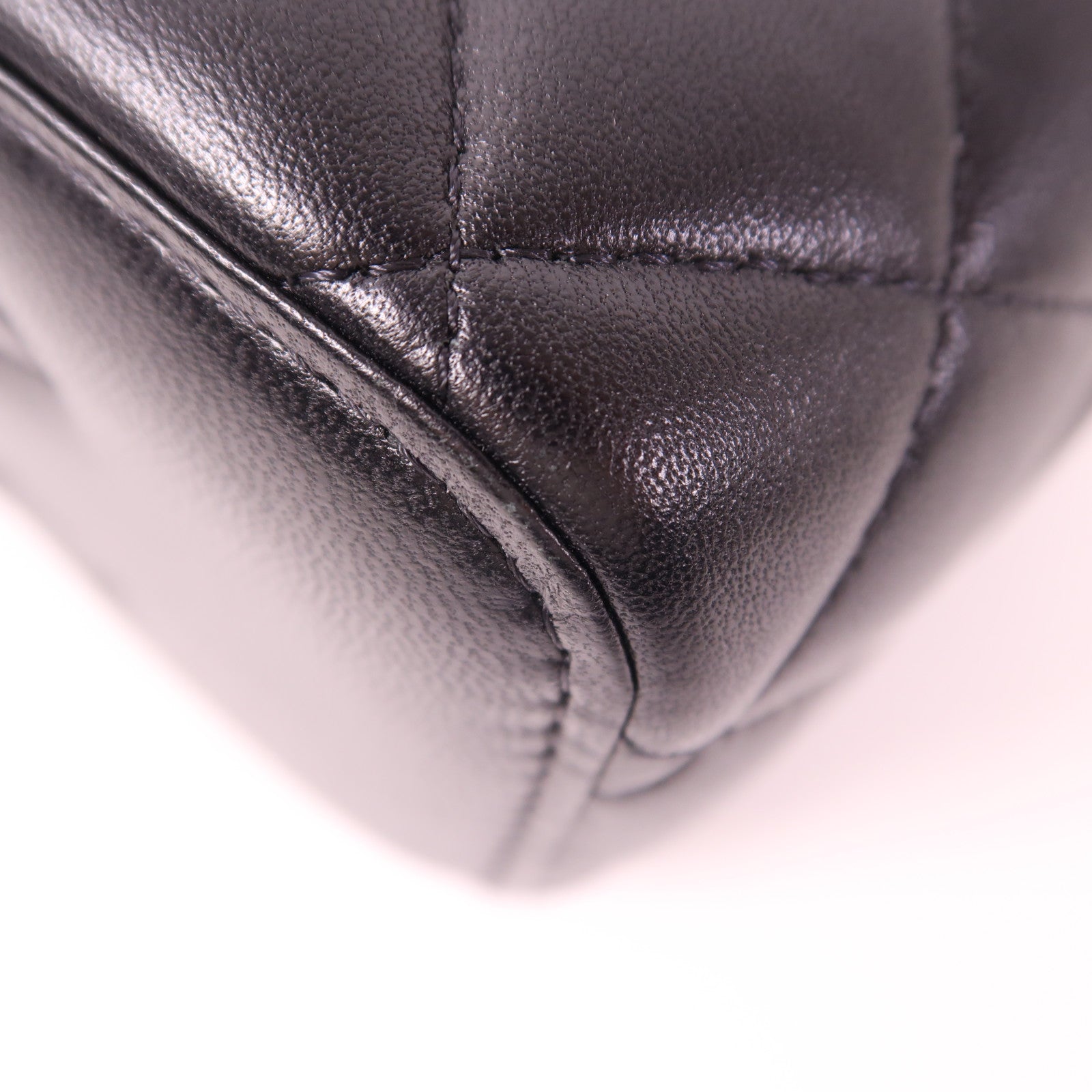 CHANEL 羊皮皮革Vanity Case金扣手挽肩背兩用袋