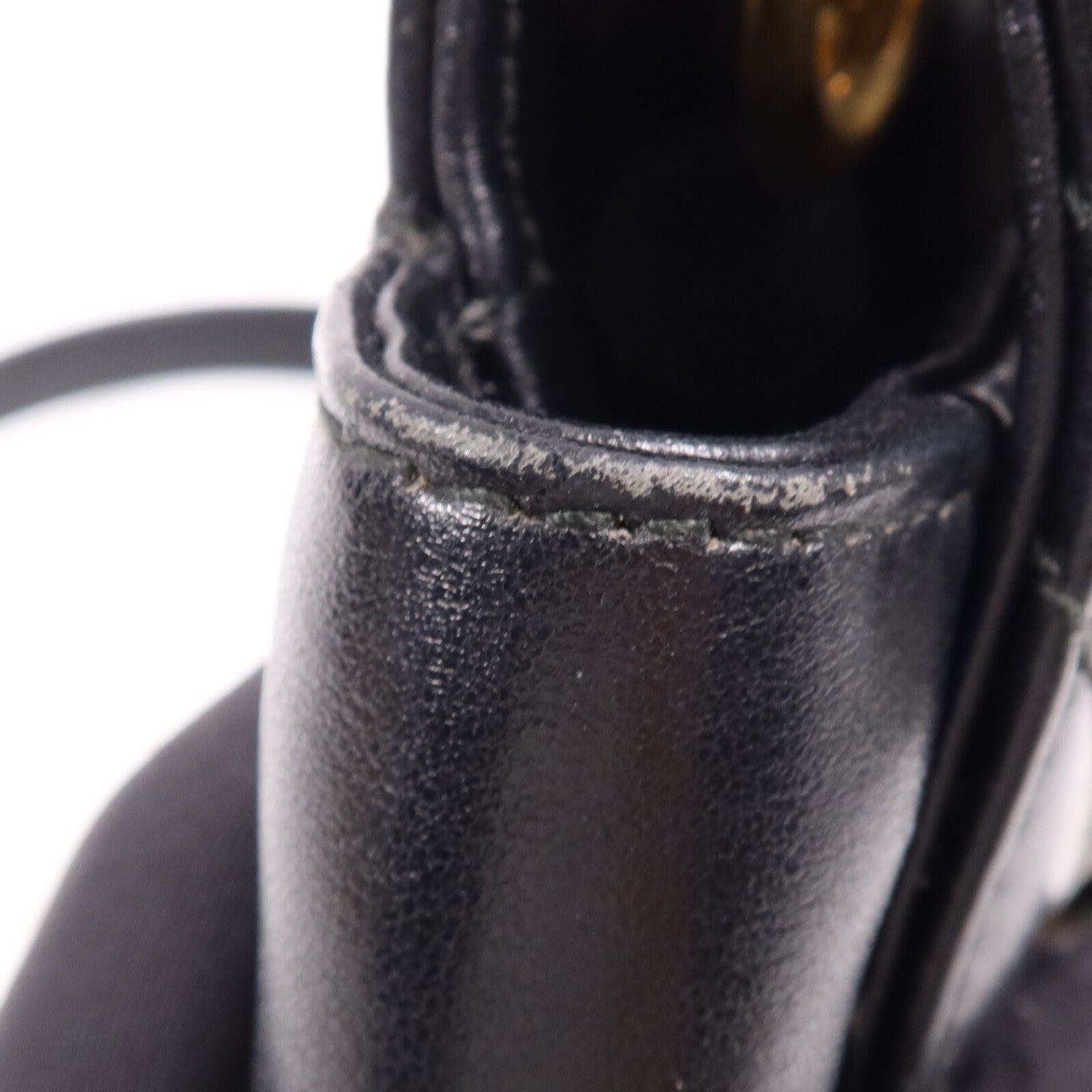 GUCCI 牛皮皮革GG Marmont金扣鏈帶肩背袋