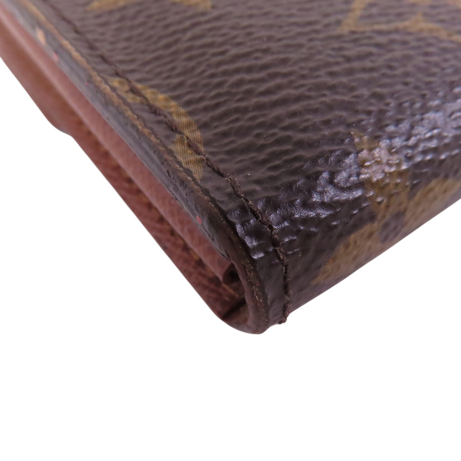 LOUIS VUITTON Monogram Short Wallet金扣短錢包