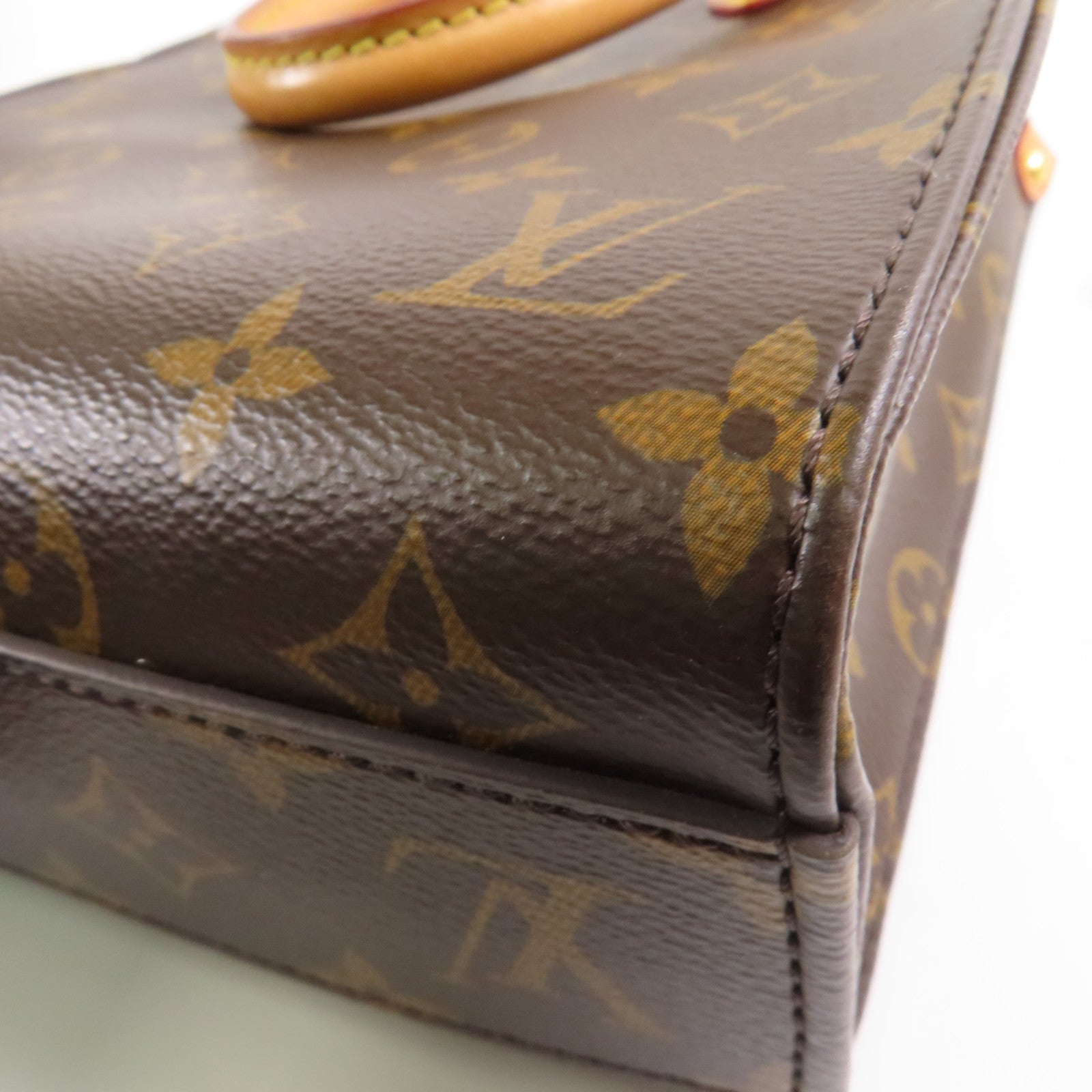 LOUIS VUITTON LV GHW Sac Plat BB 2 Way Shoulder Bag M46265 Monogram Brown