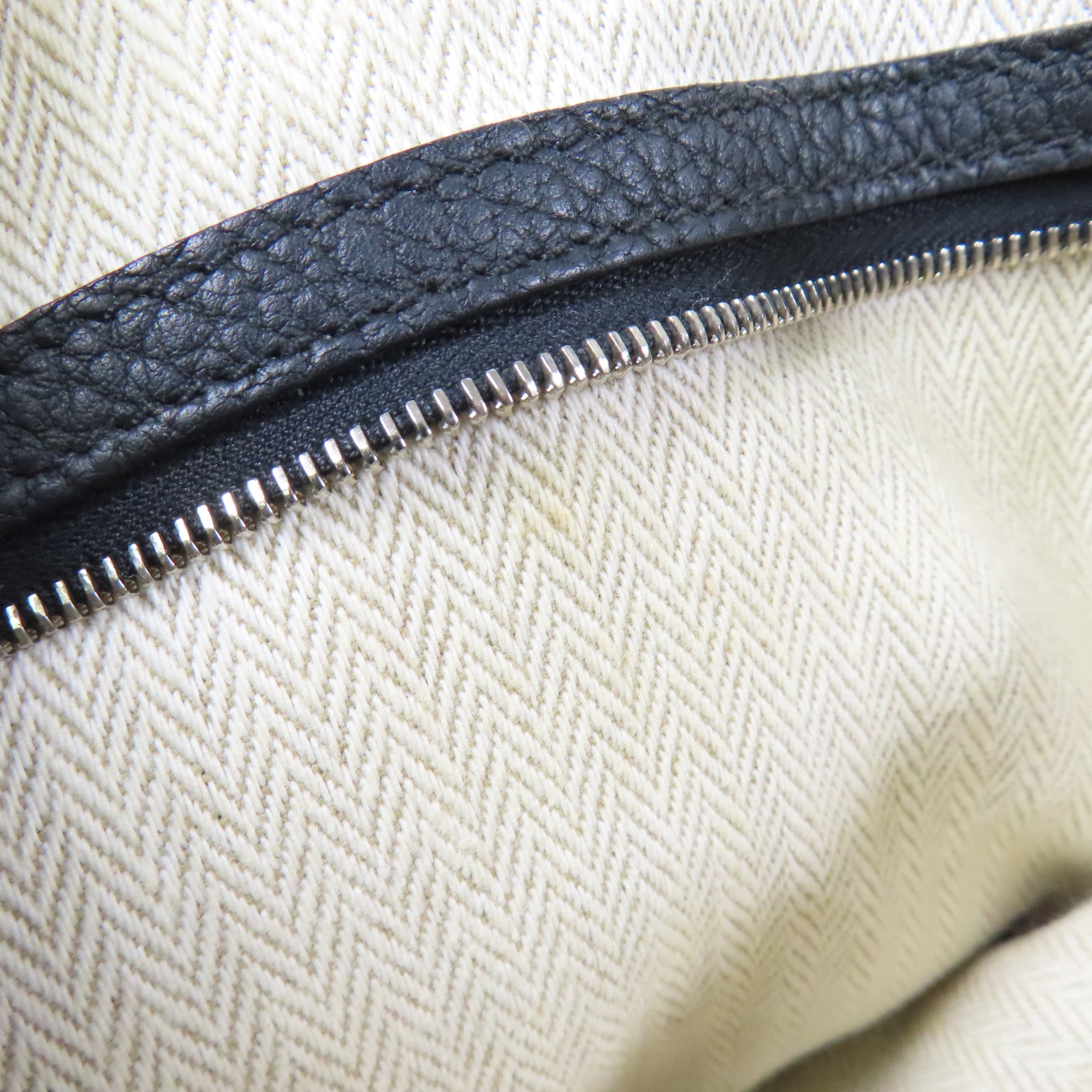 HERMES 【激減優惠】Negonda皮革Garden Party PM銀扣手挽袋Noir