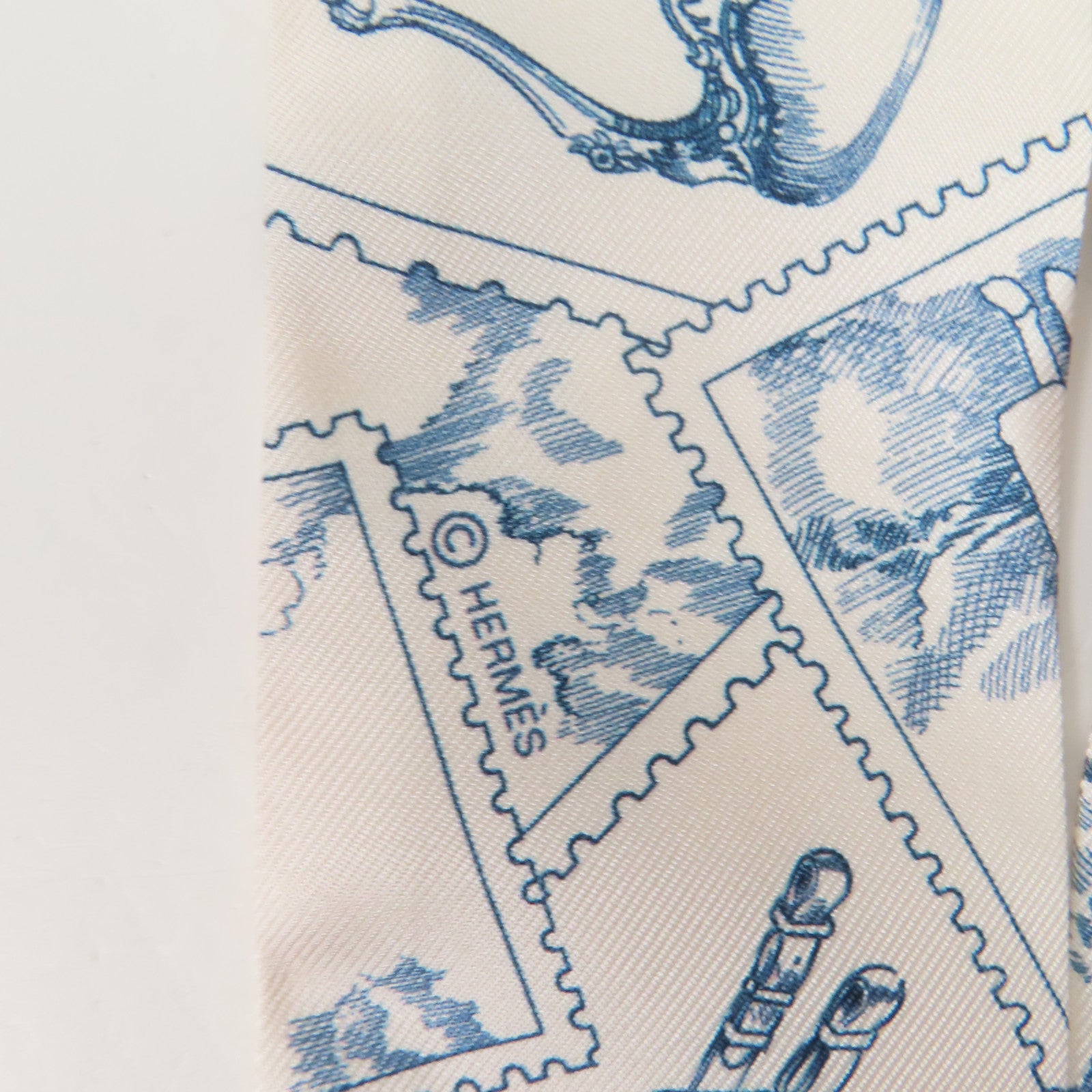 HERMES 絲質Twilly絲巾