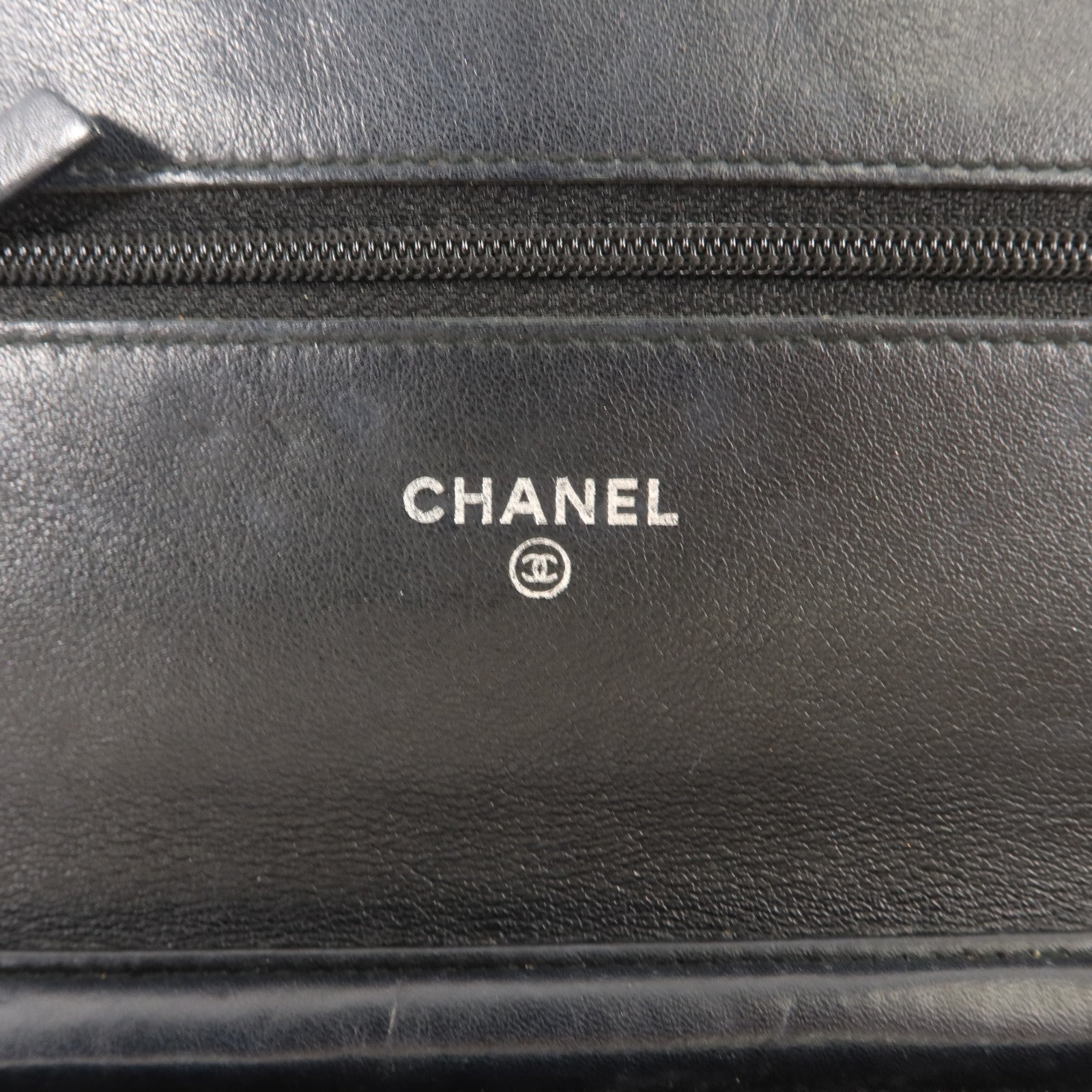 CHANEL 牛皮皮革Wallet On Chain鏈帶肩背袋