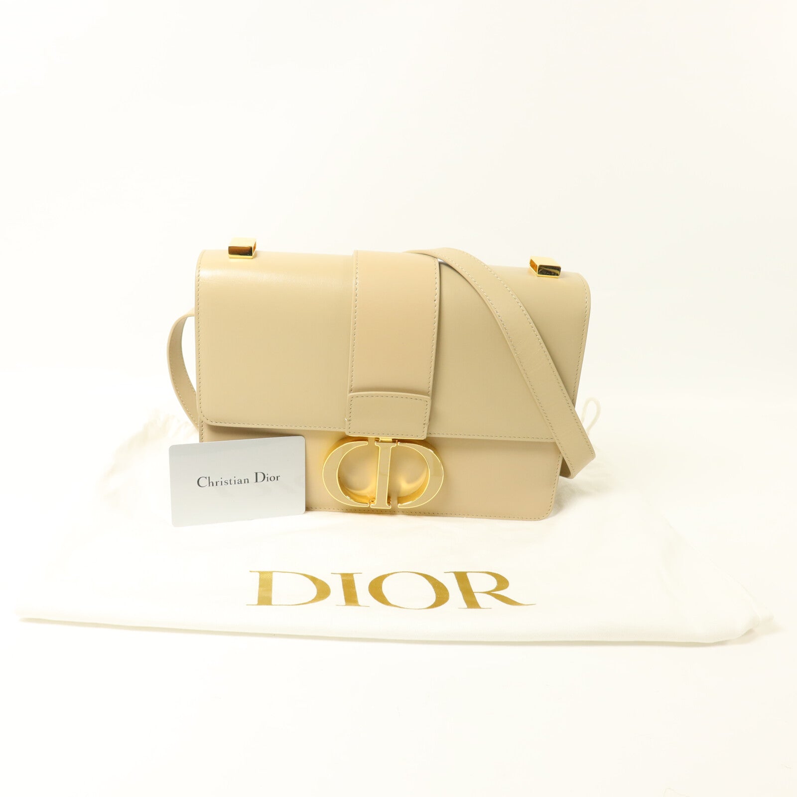 Dior 牛皮皮革Montaigne 30肩背袋