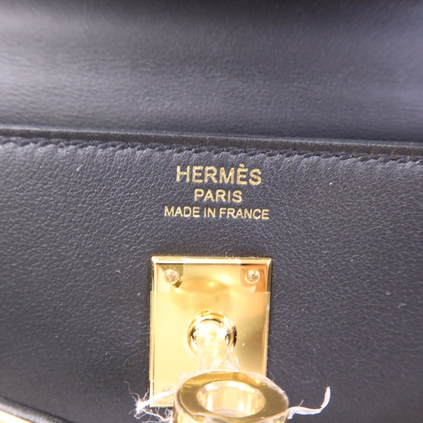 HERMES Swift皮革Kelly Moove金扣肩背袋Noir