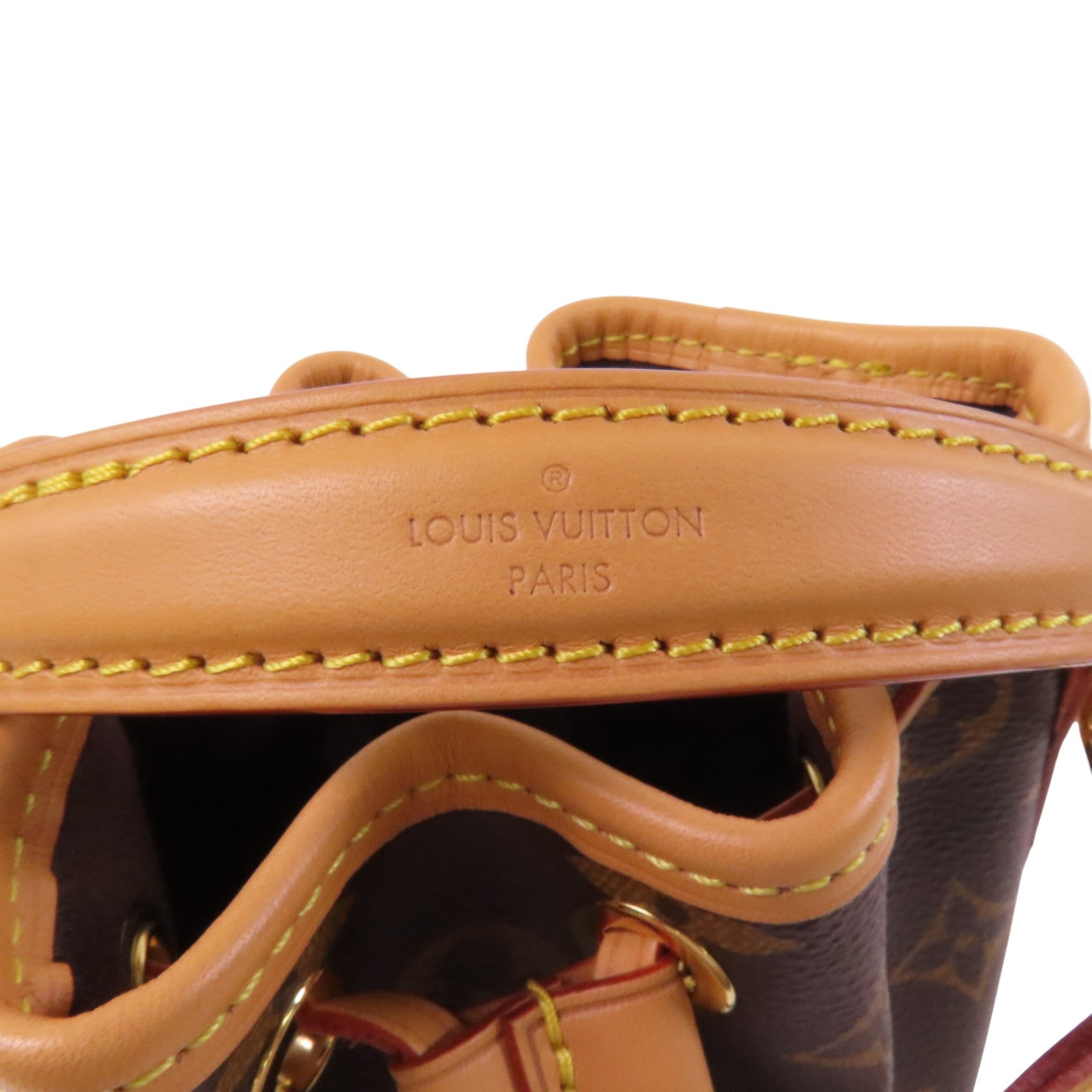 LOUIS VUITTON Monogram Nano Noe金扣手挽肩背兩用愛