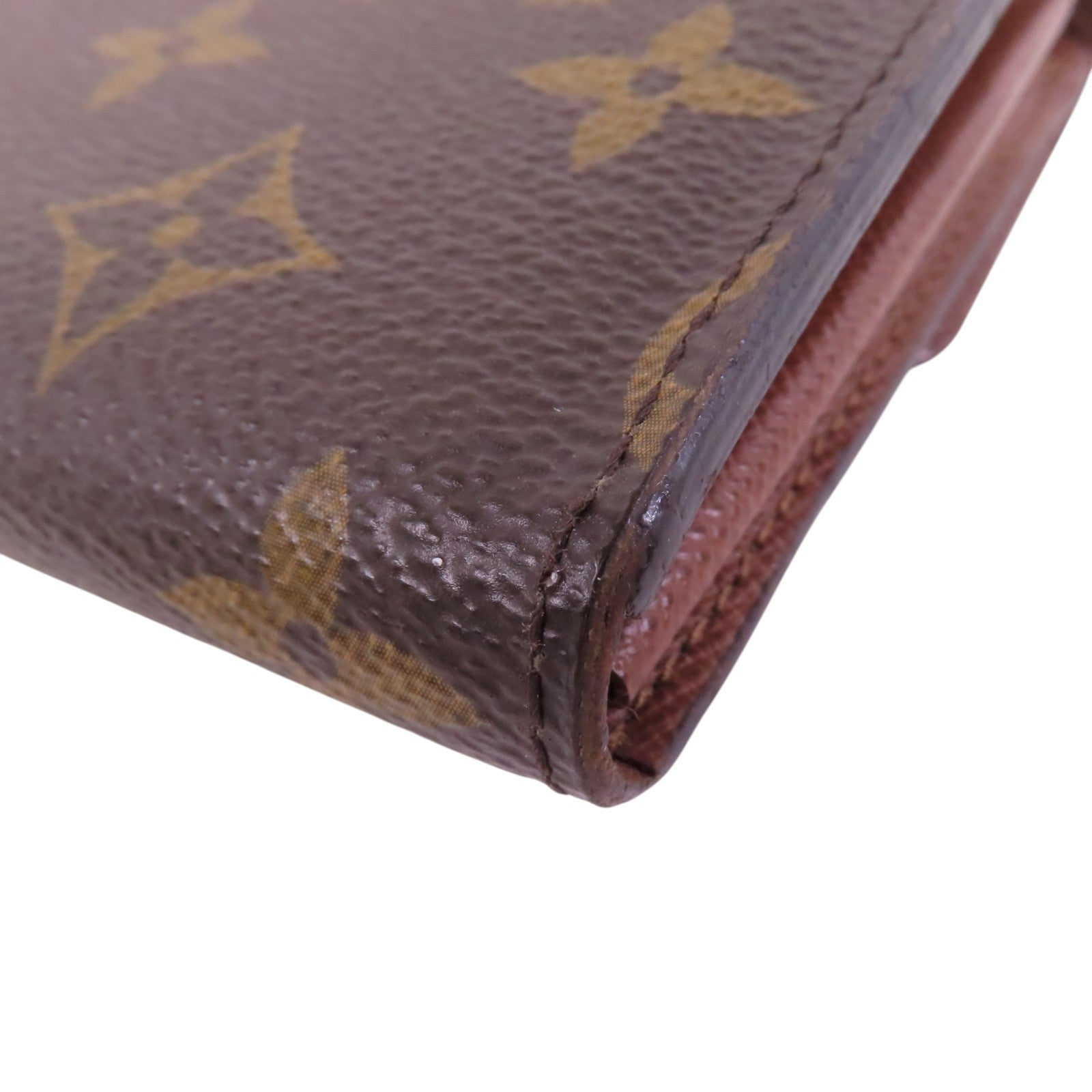 LOUIS VUITTON Monogram Short Wallet金扣短錢包