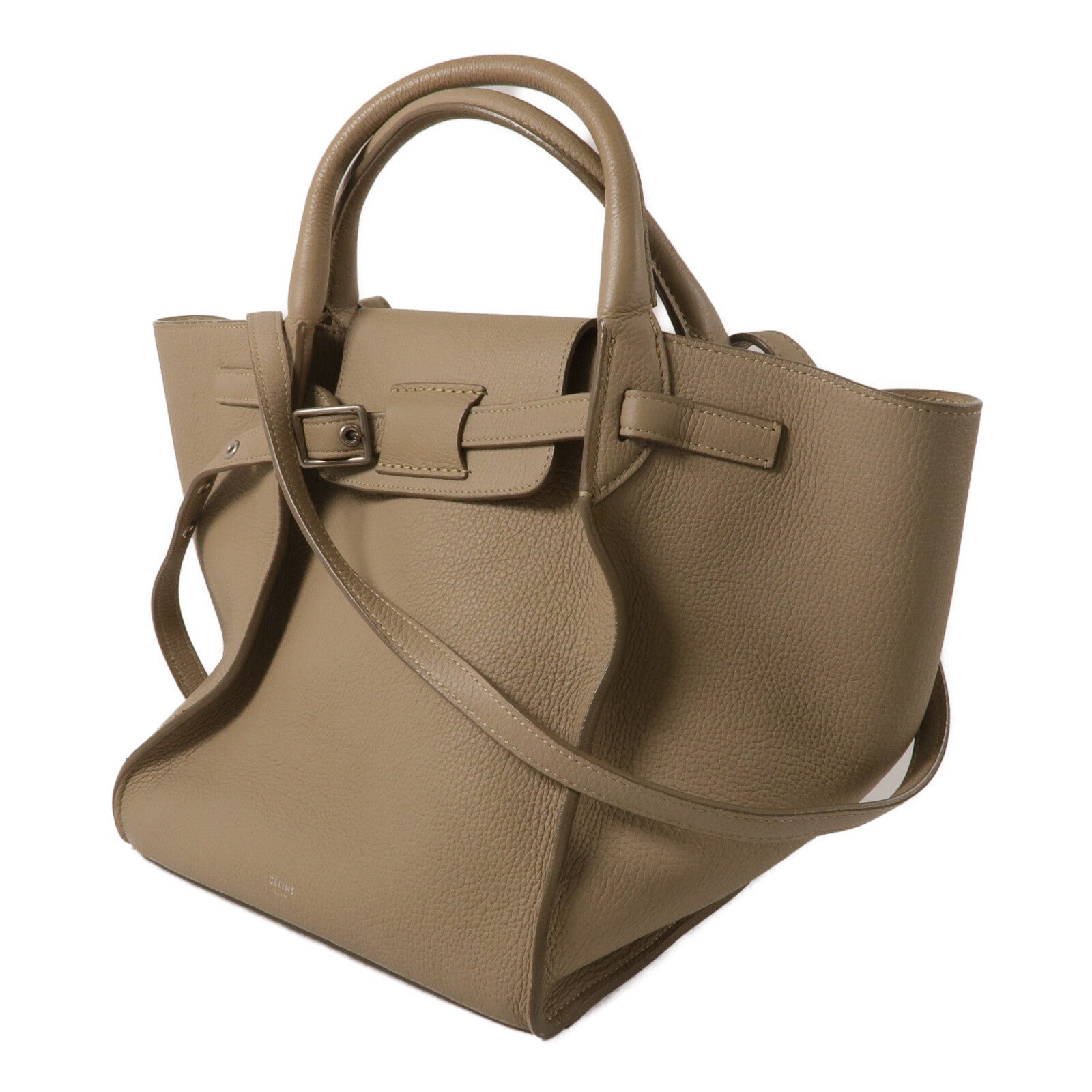 CELINE 牛皮皮革Big Bag Small手挽肩背兩用袋