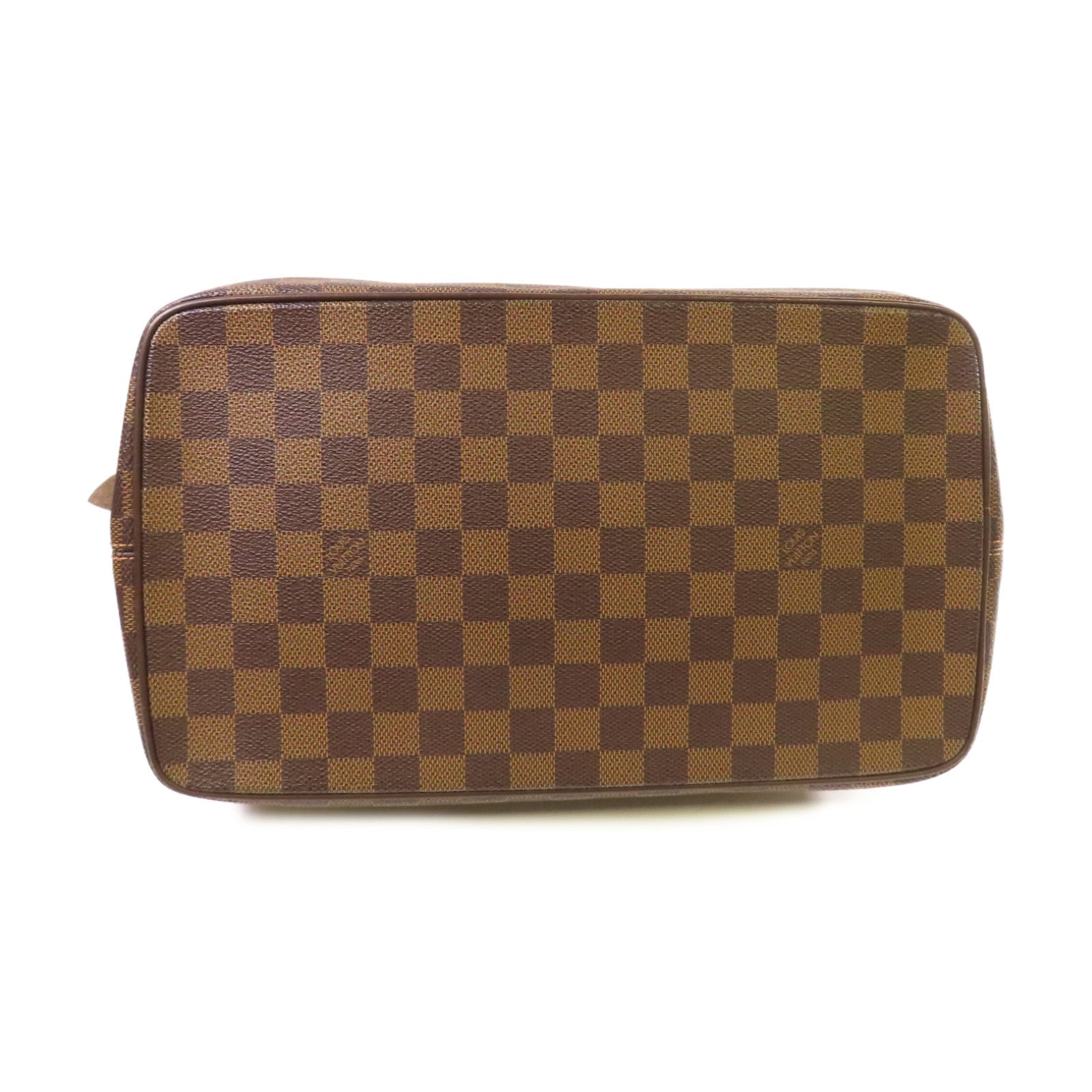 LOUIS VUITTON 【激減優惠】Damier Ebene Saleya MM Shoulder Bag金扣肩背袋啡色