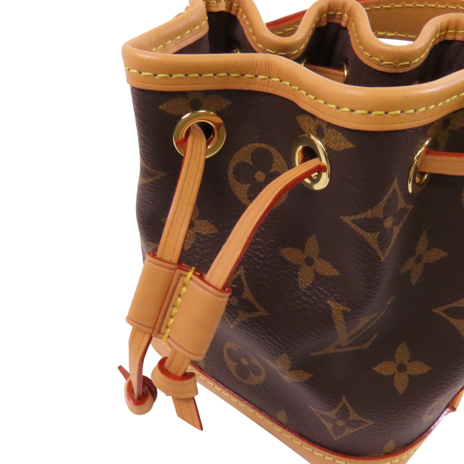 LOUIS VUITTON Monogram Nano Noe金扣手挽肩背兩用愛