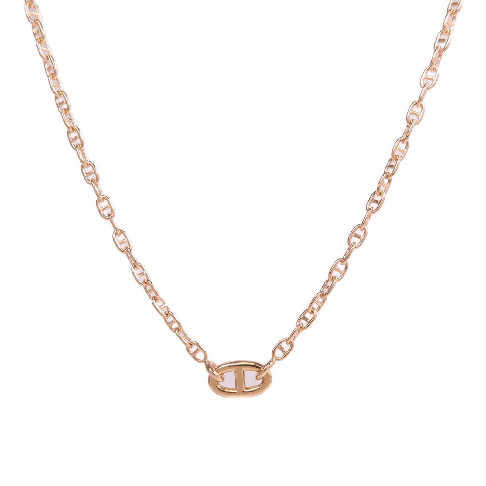 HERMES 18K玫瑰金Farandole Necklace項鍊