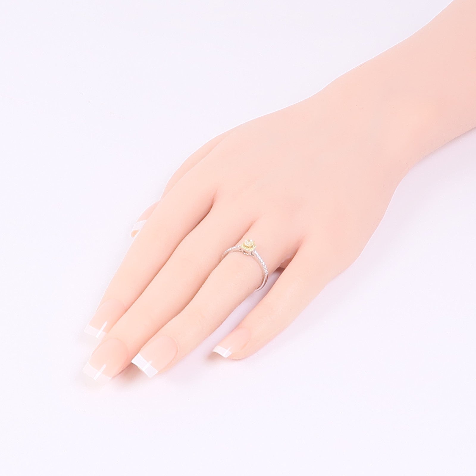 JEWELRY 18K白金Diamond Ring鑽石戒指US#6.75