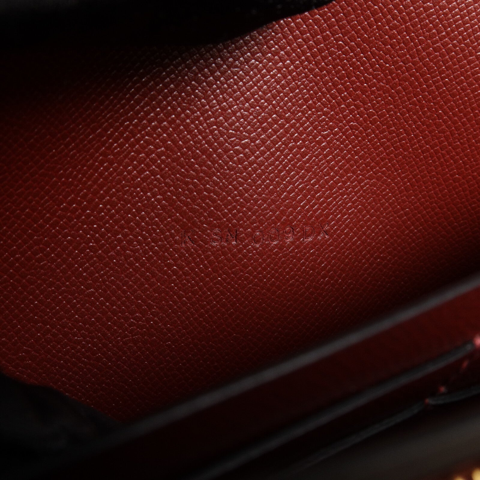 HERMES Madame皮革Kelly Pocket Long Wallet長錢包Rouge H