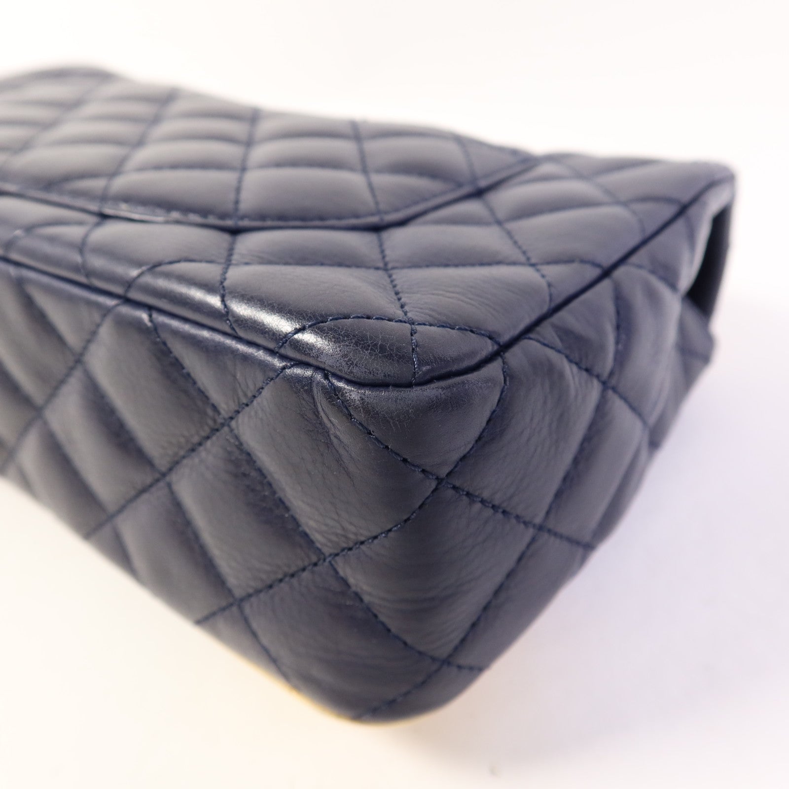 CHANEL 牛皮皮革Chain Shoulder Bag金扣鏈帶肩背袋