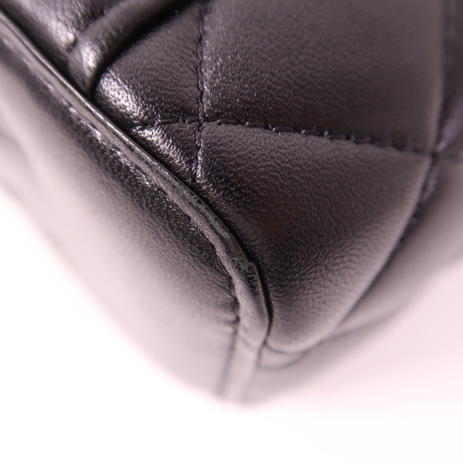 CHANEL 羊皮皮革Vanity Case金扣手挽肩背兩用袋