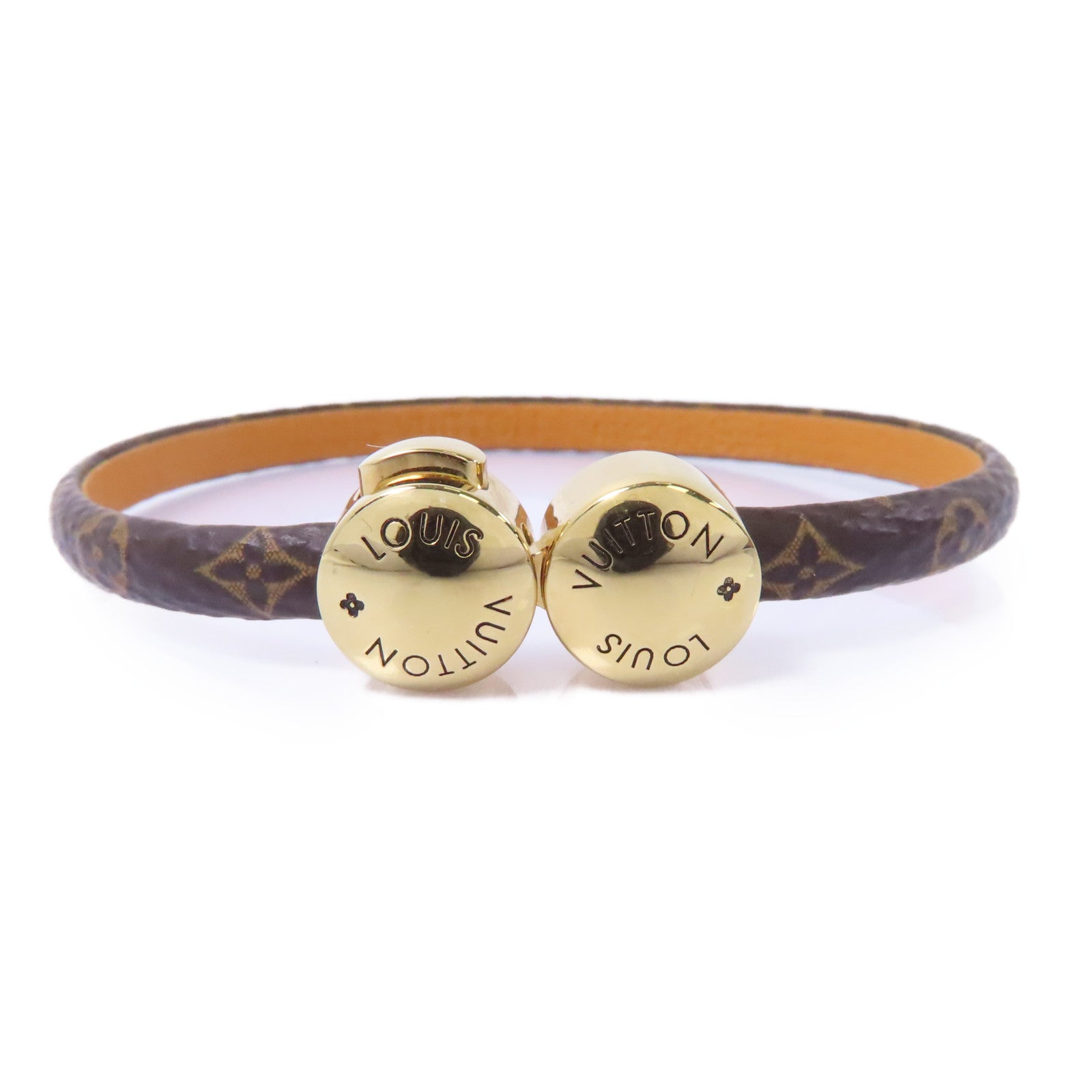 LOUIS VUITTON Monogram Historic Bracelet手鏈棕色