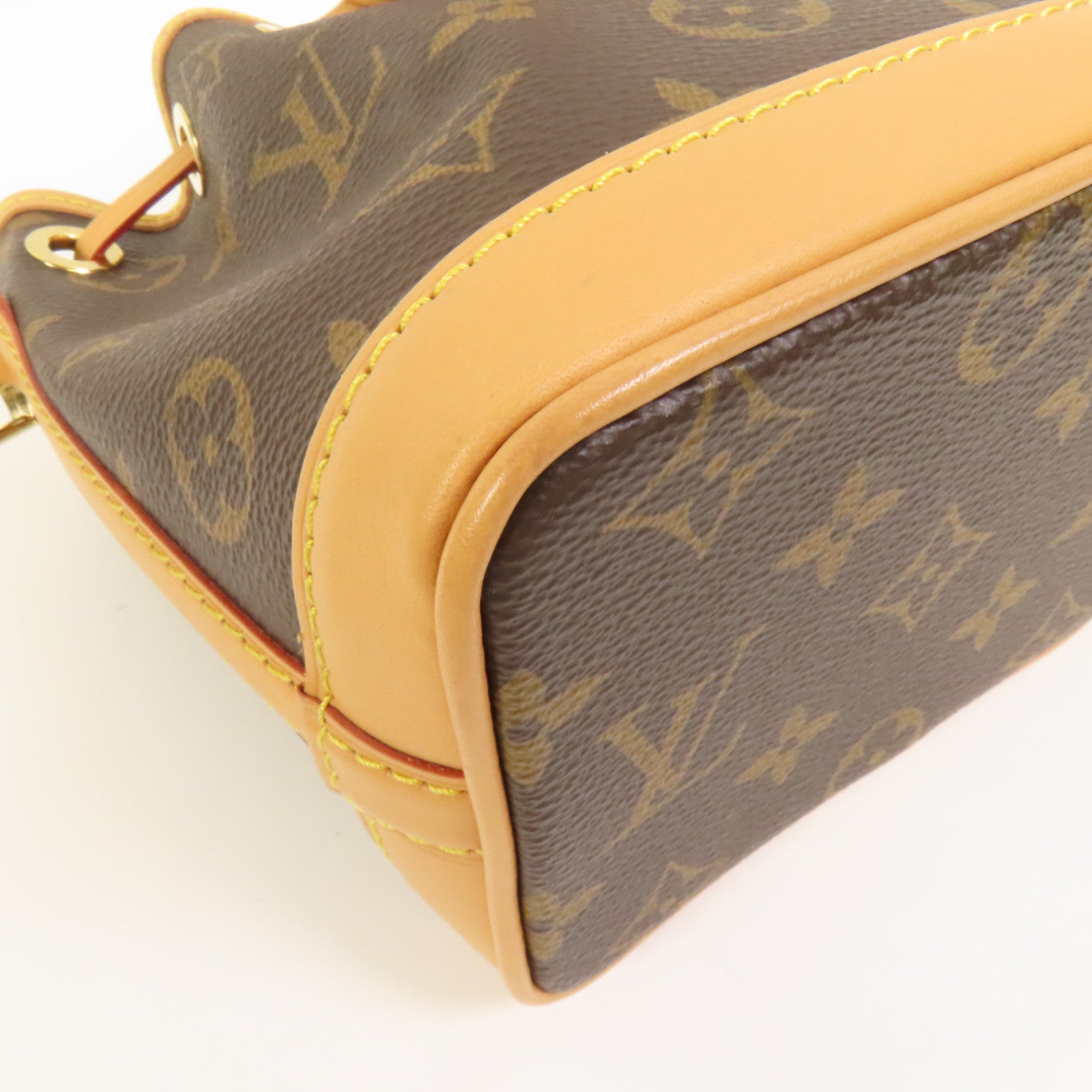 LOUIS VUITTON Monogram Nano Noe金扣手挽肩背兩用袋