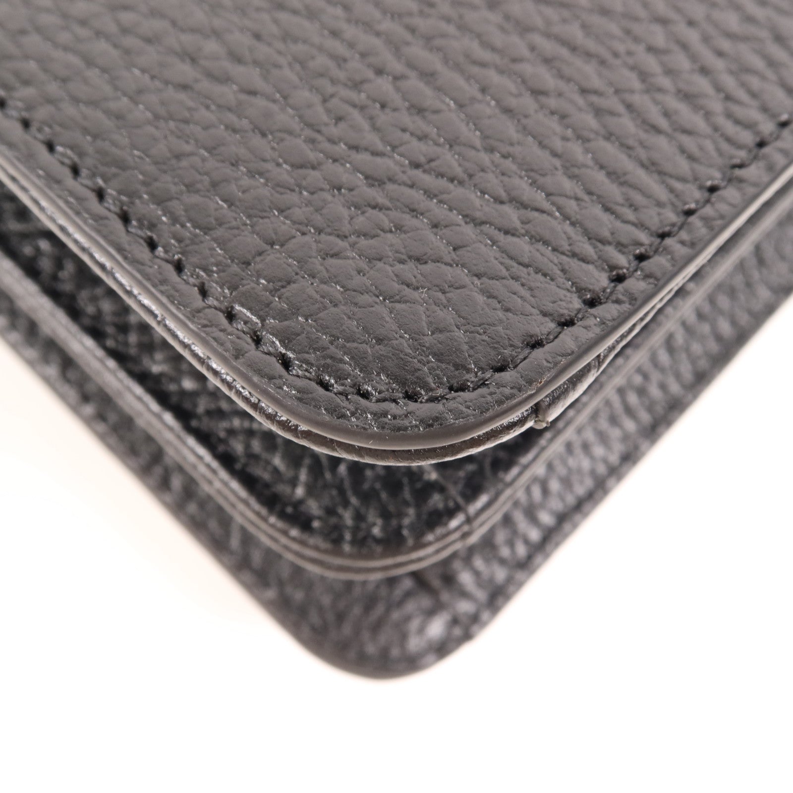 GUCCI 牛皮皮革Interlocking G金扣鏈帶肩背袋