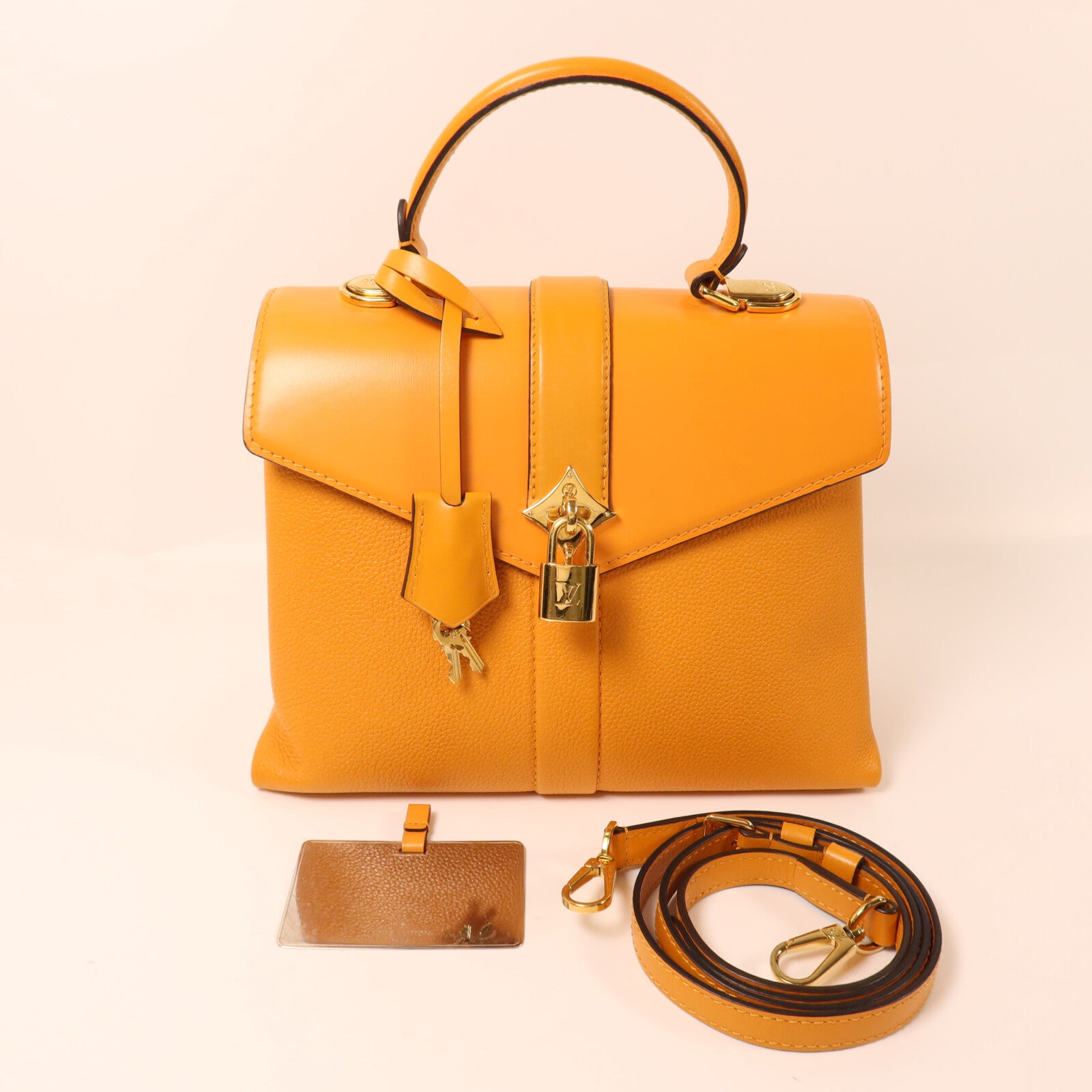 LOUIS VUITTON 【激減優惠】牛皮皮革Rose Des Vents PM金扣手挽肩背兩用袋
