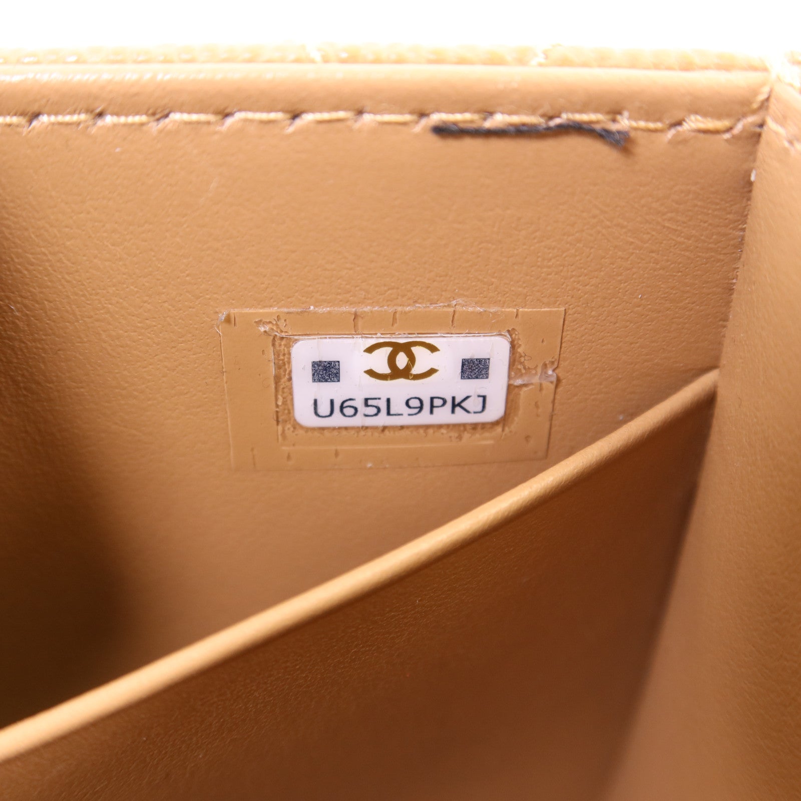 CHANEL 牛皮皮革Mini Top Handle Flap Bag金扣手挽肩背兩用袋