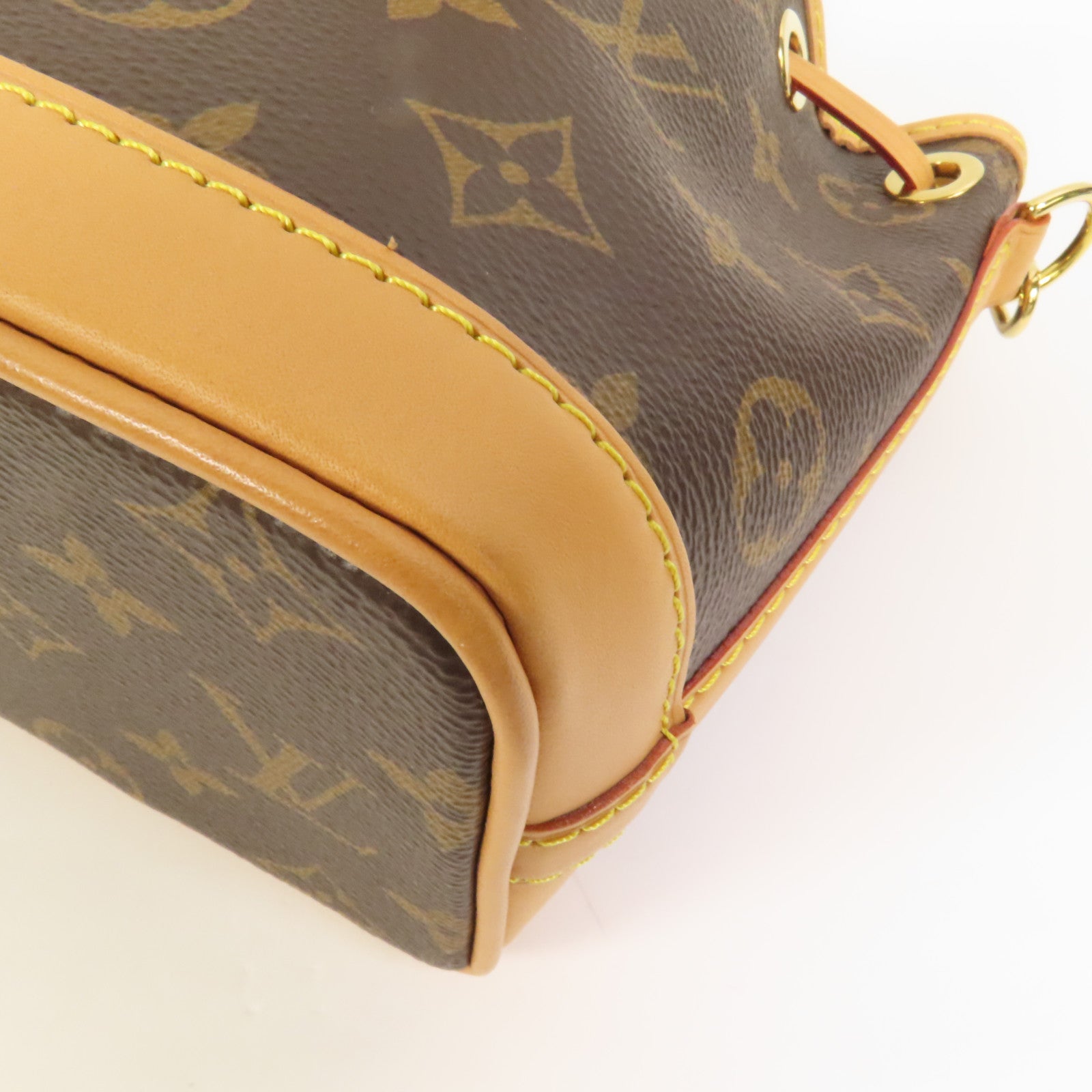 LOUIS VUITTON Monogram Nano Noe金扣手挽肩背兩用袋