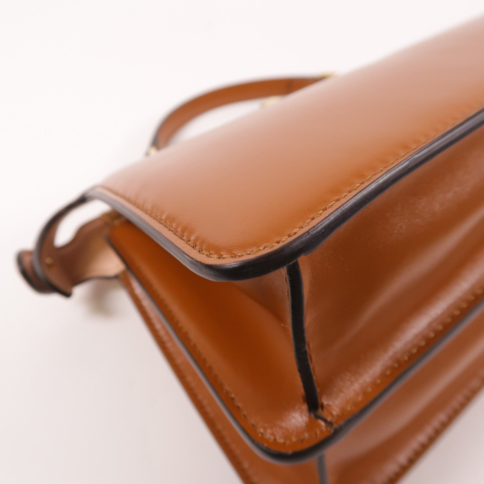 FENDI 牛皮皮革Peekaboo金扣手挽肩背兩用袋