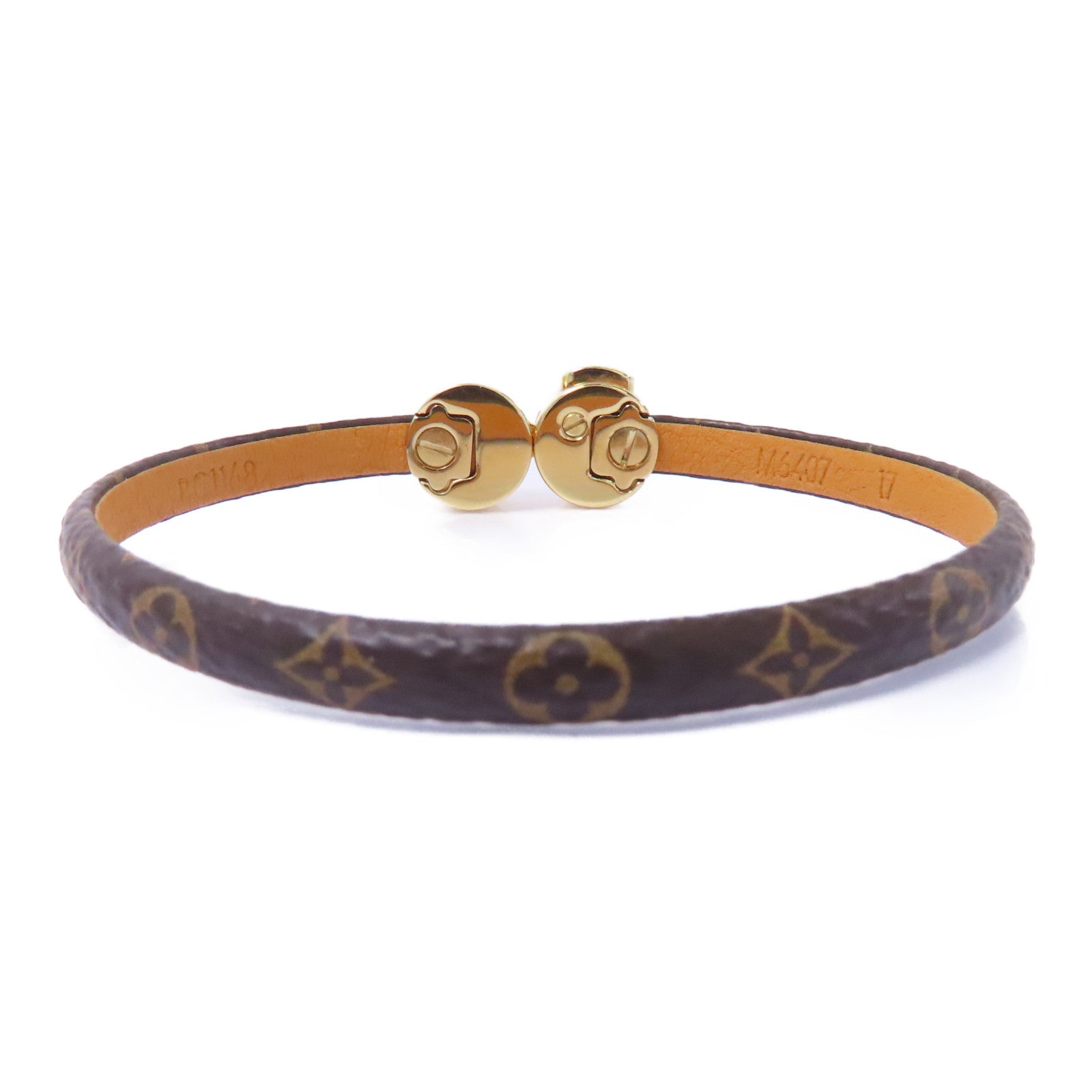 LOUIS VUITTON Monogram Historic Bracelet手鏈棕色