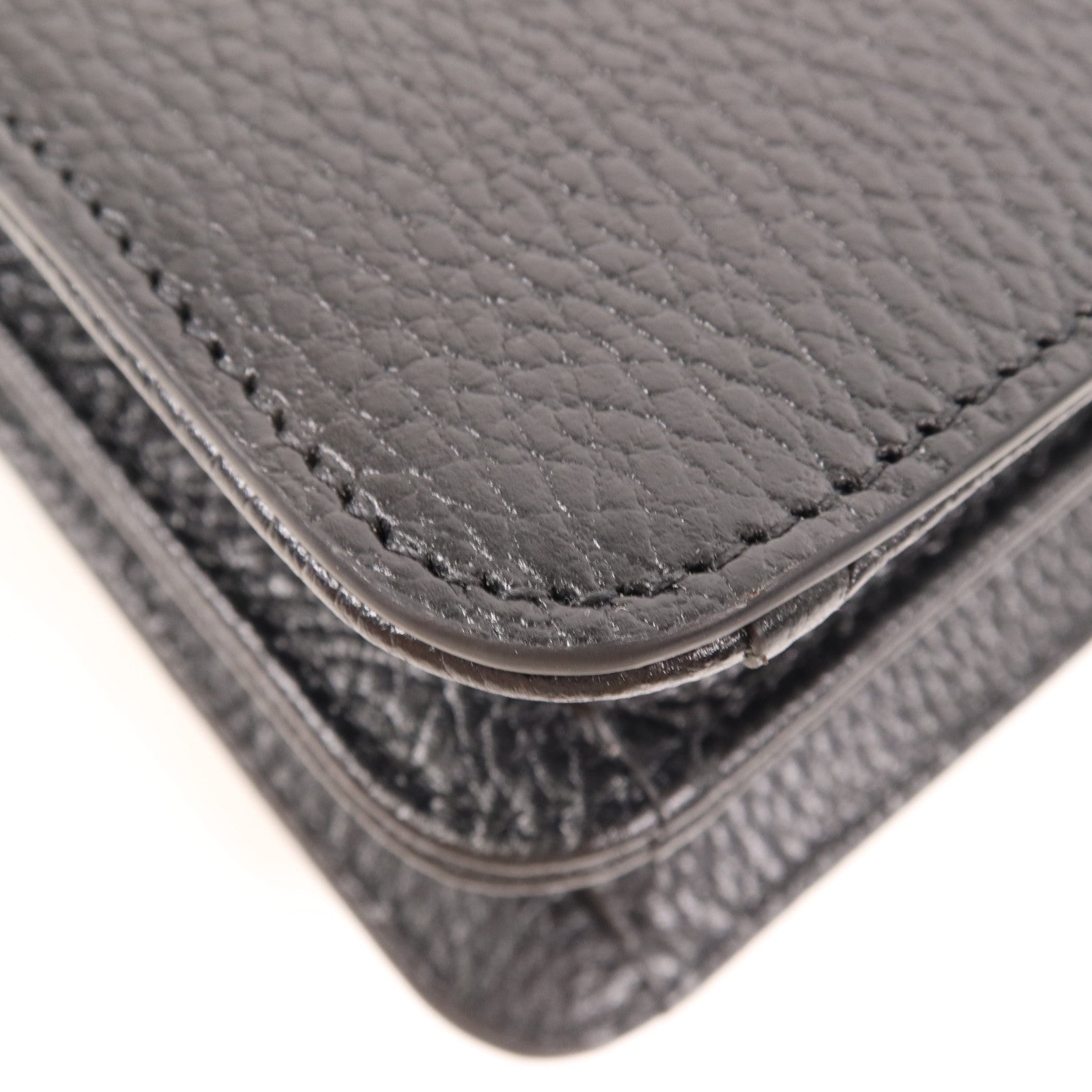 GUCCI 牛皮皮革Interlocking G金扣鏈帶肩背袋