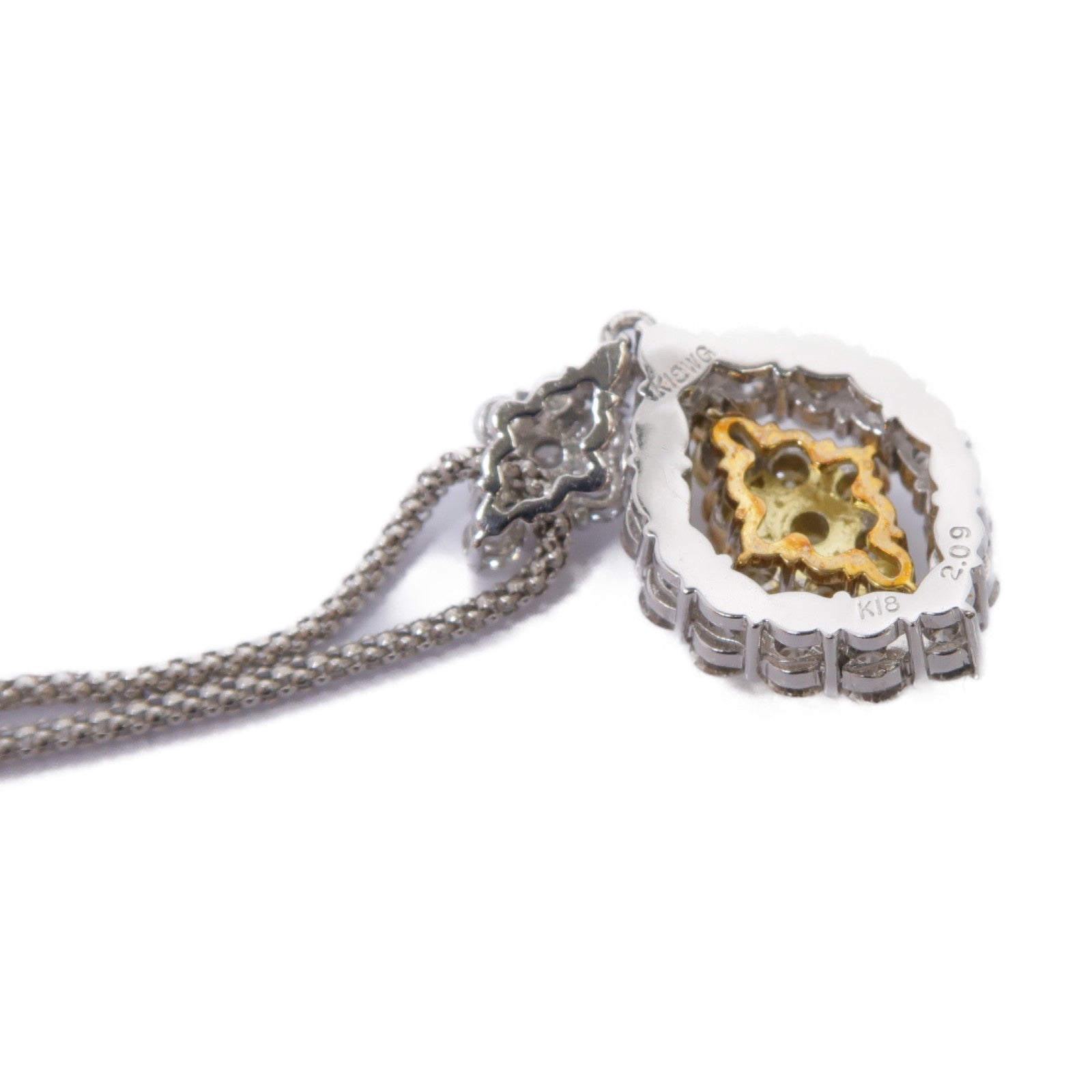 JEWELRY 18K白金/黃金Diamond Necklace 2.09ct鑽石項鍊