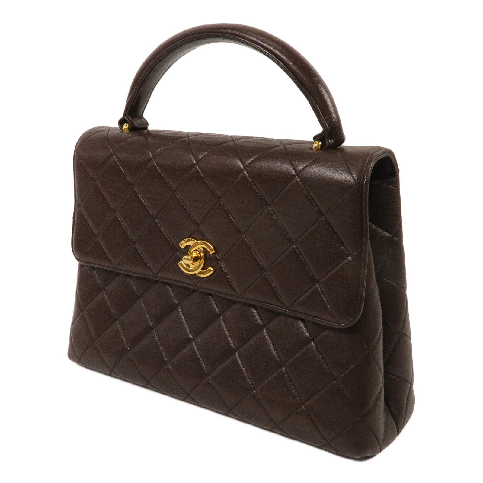 CHANEL 羊皮皮革Vintage Top Handle Handbag手挽袋