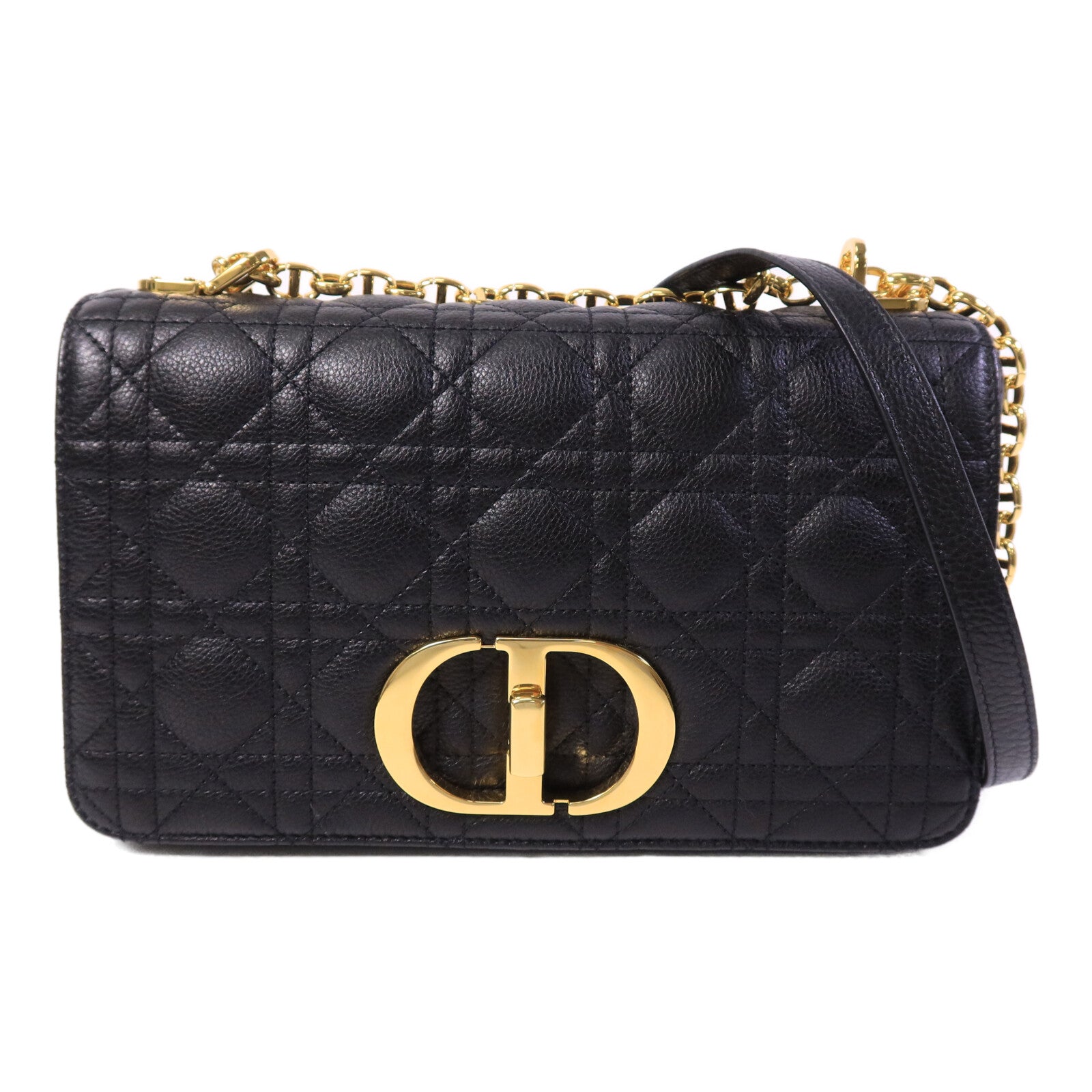 Dior 牛皮皮革Caro Medium鏈帶手挽肩背兩用袋