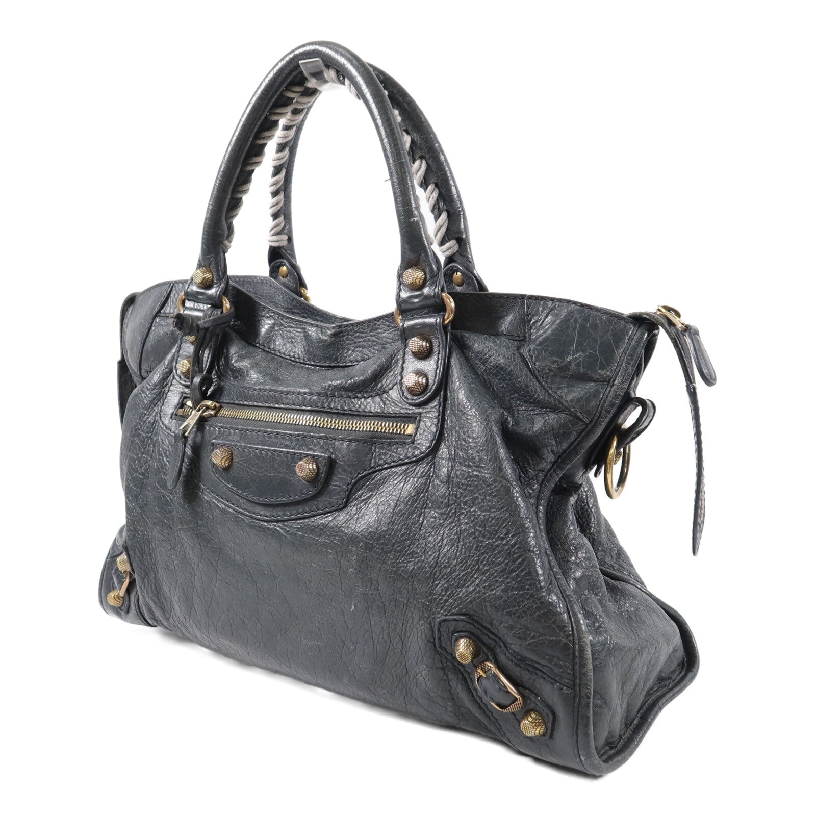 BALENCIAGA 羊皮皮革Giant City手挽肩背兩用袋