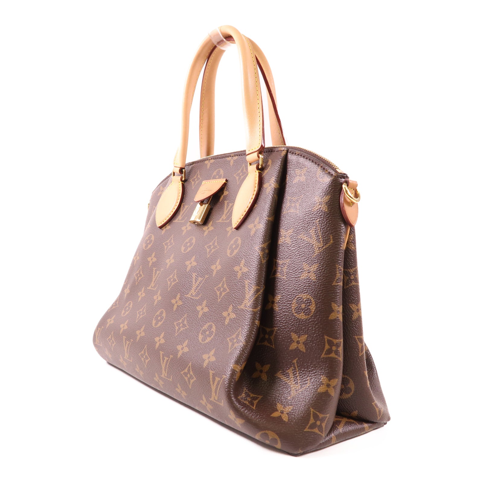 LOUIS VUITTON LV GHW Rivoli MM 2 Way Shoulder Handbag M44546 Monogram Brown