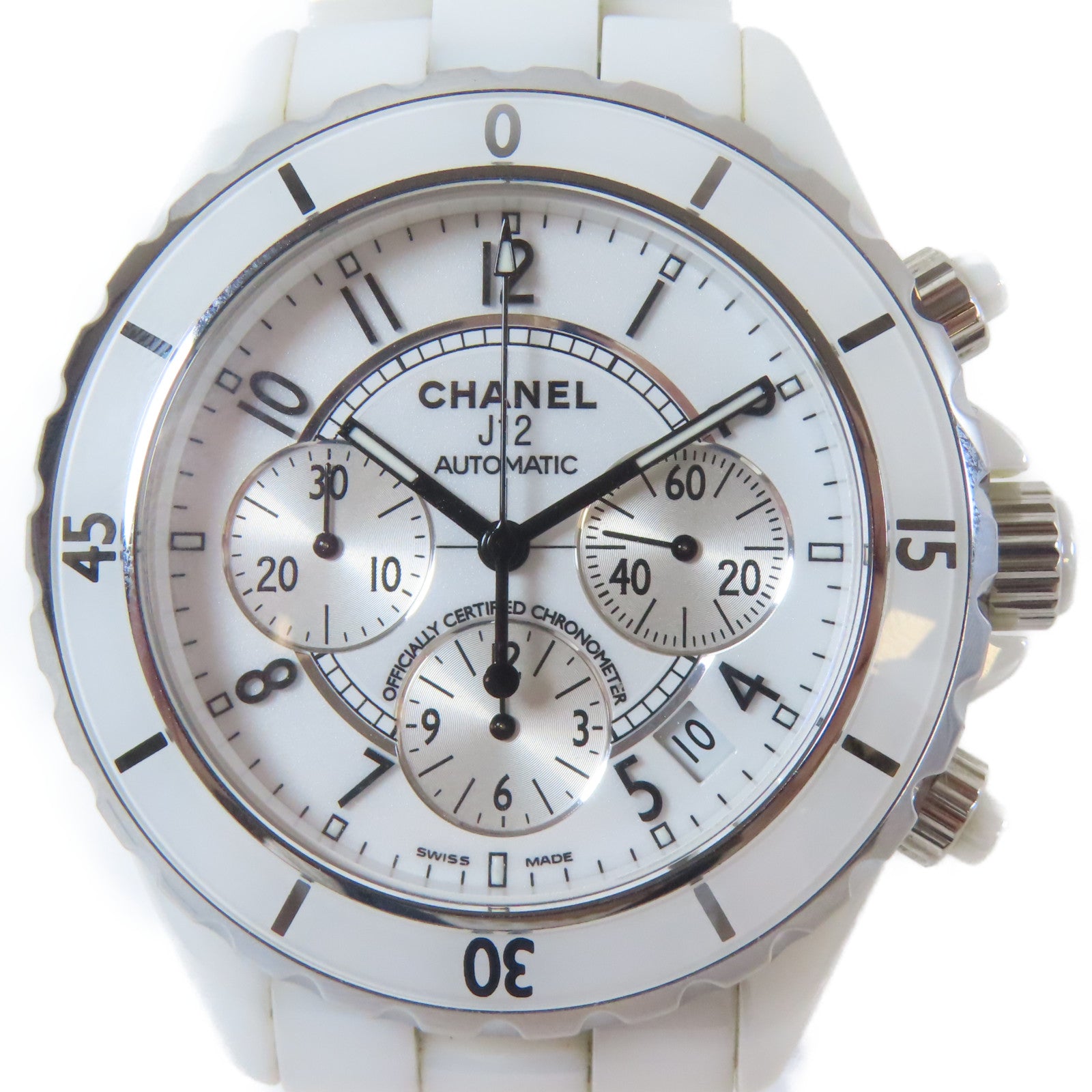 CHANEL J12陶瓷手錶自動機芯白色