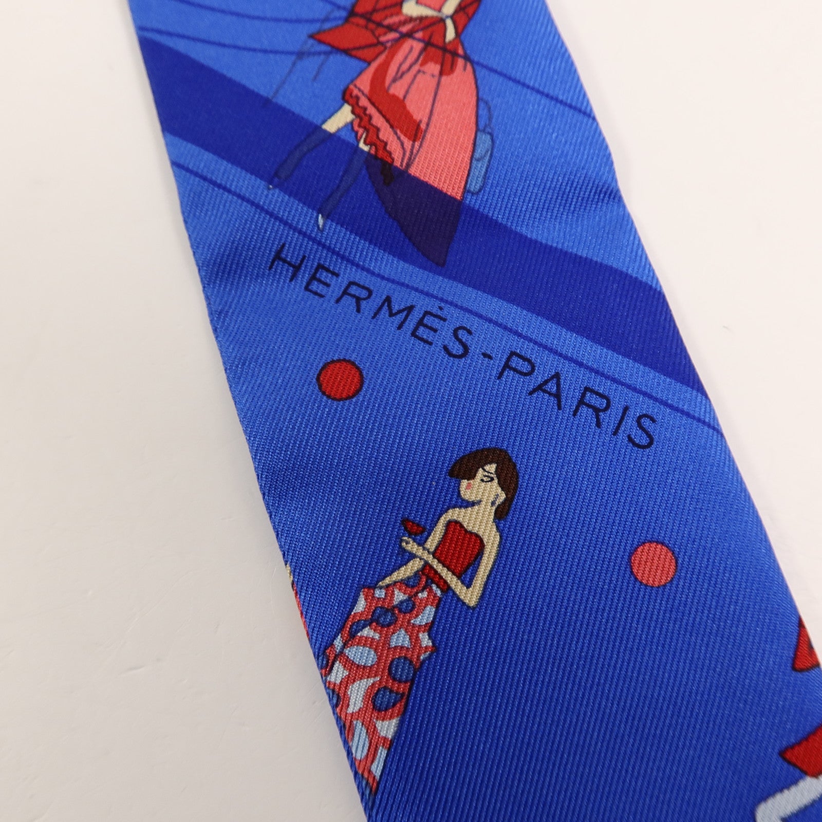HERMES 絲質Twilly絲巾
