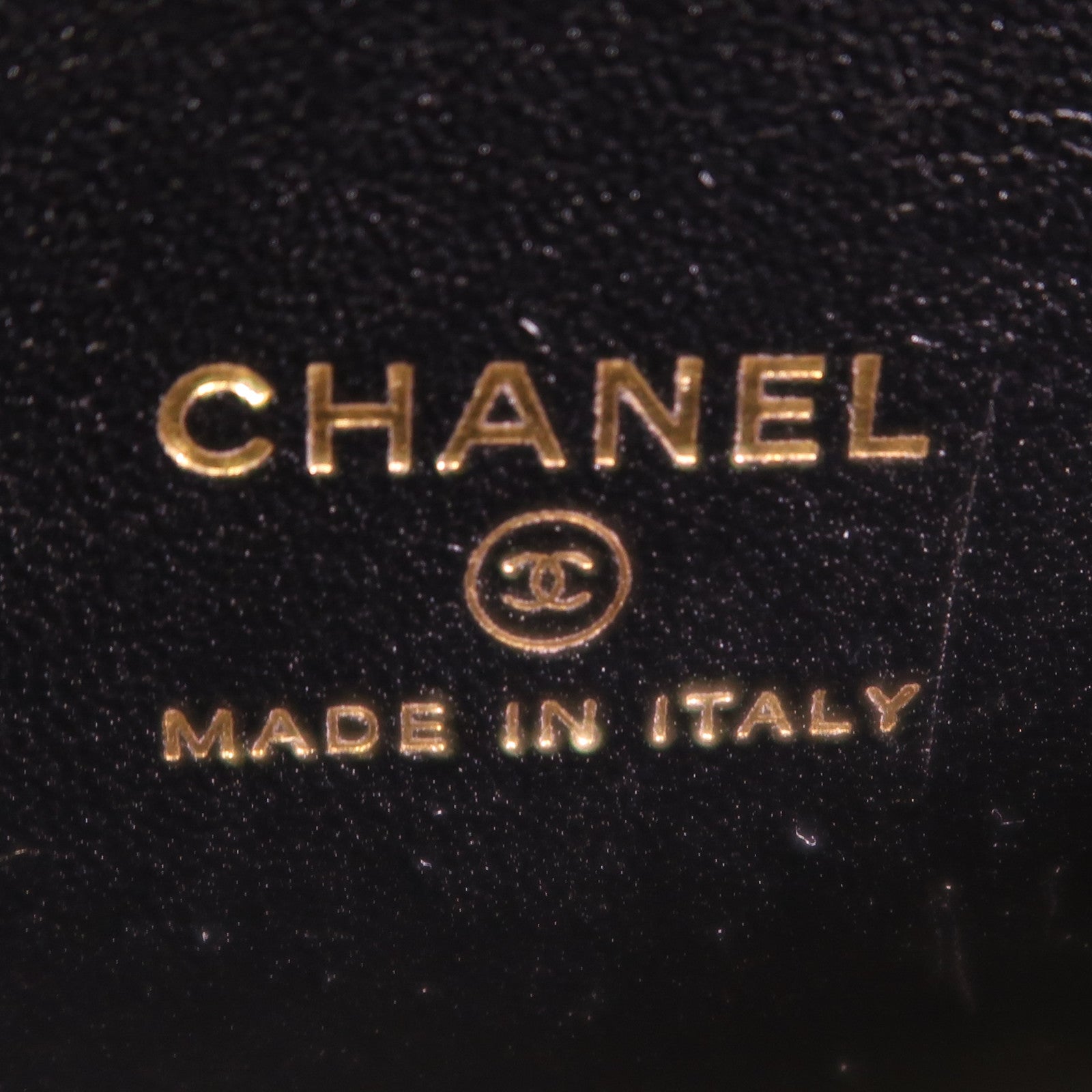 CHANEL 羊皮皮革Vanity Case金扣手挽肩背兩用袋