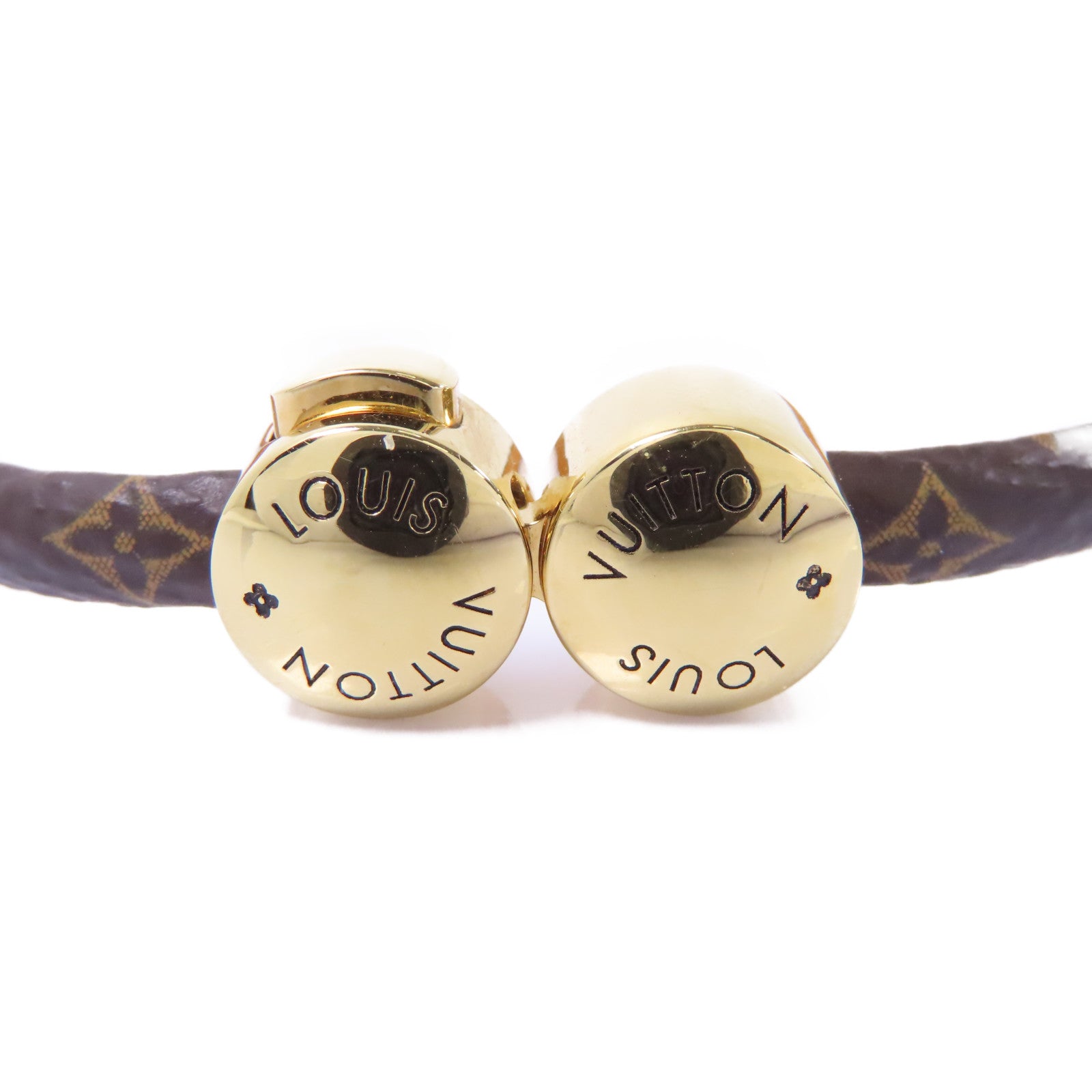 LOUIS VUITTON Monogram Historic Bracelet手鏈棕色